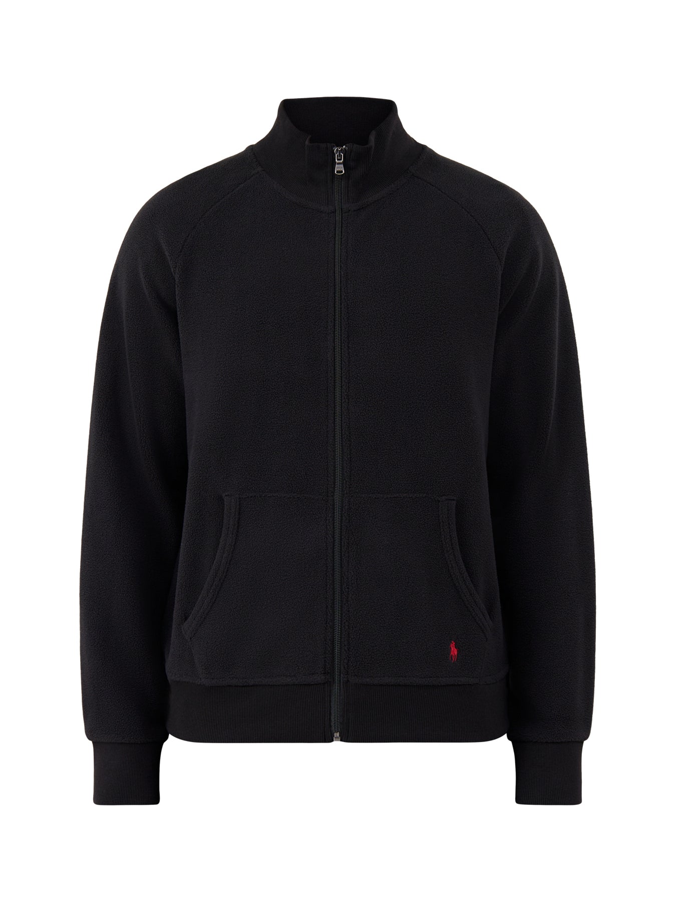 Cotton Blend Full-Zip Lounge Sweatshirt