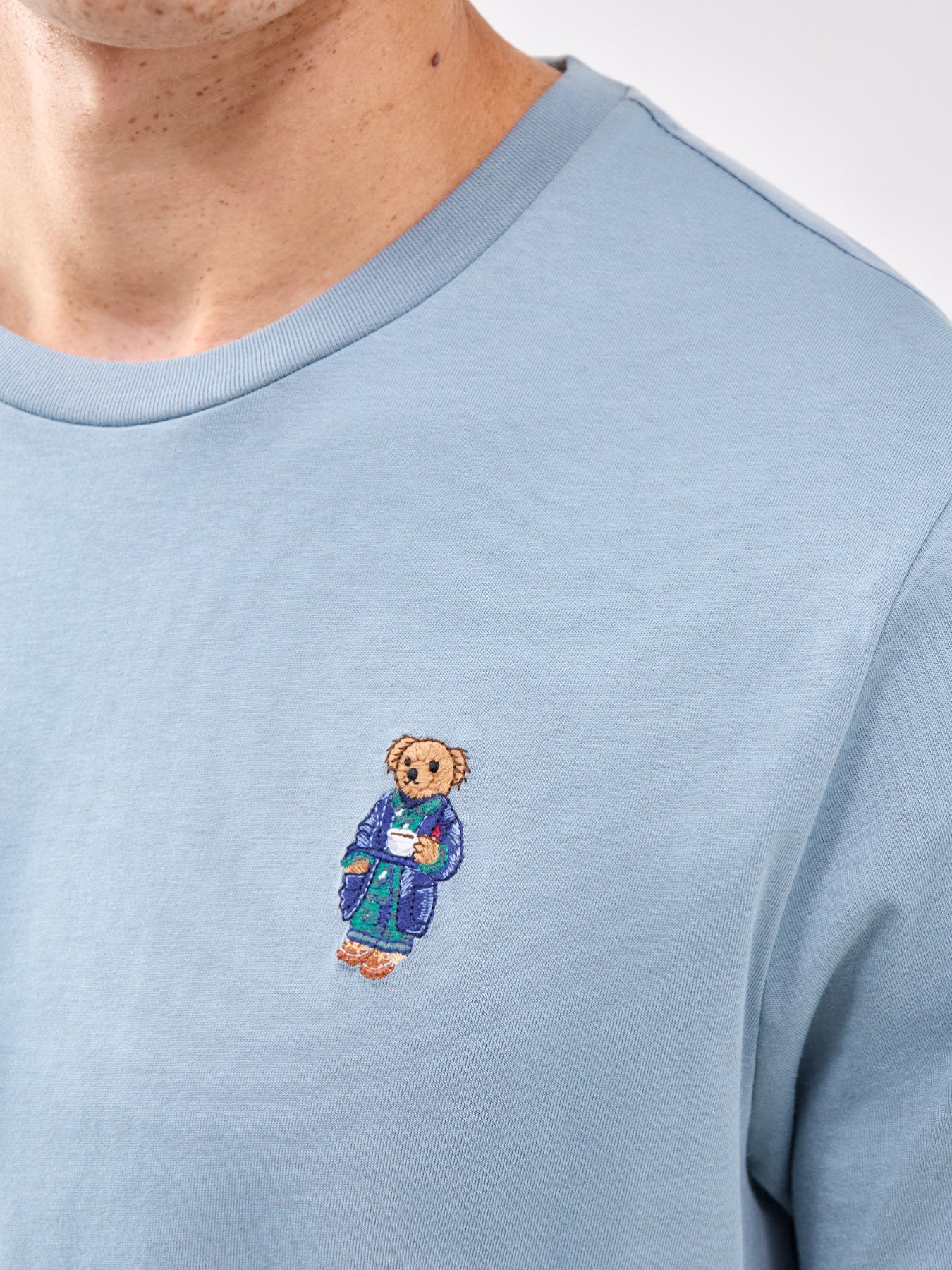 Bear Lounge T-Shirt Blue