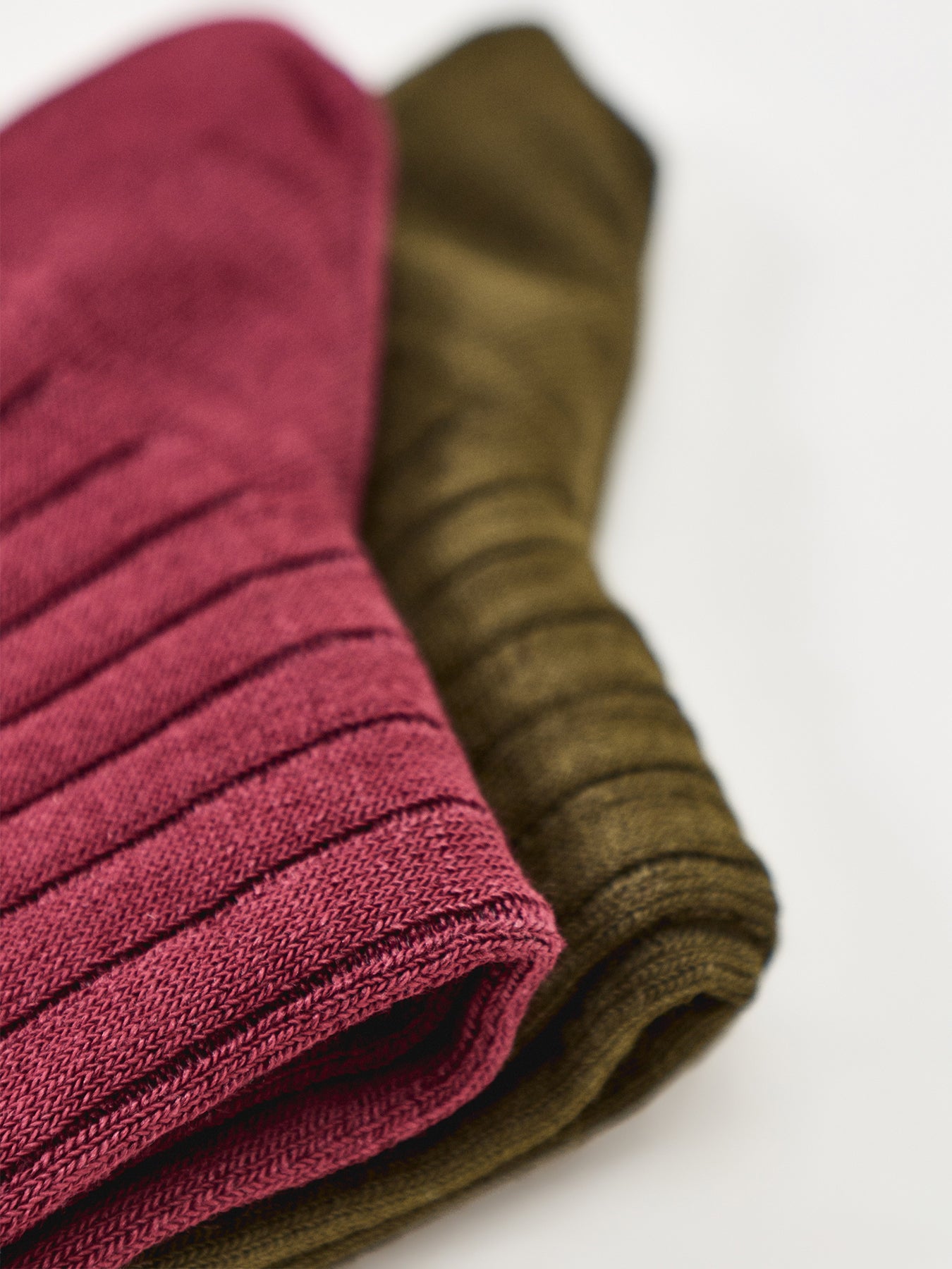 Egyptian Cotton Blend 2 Pack Crew Socks Burgundy