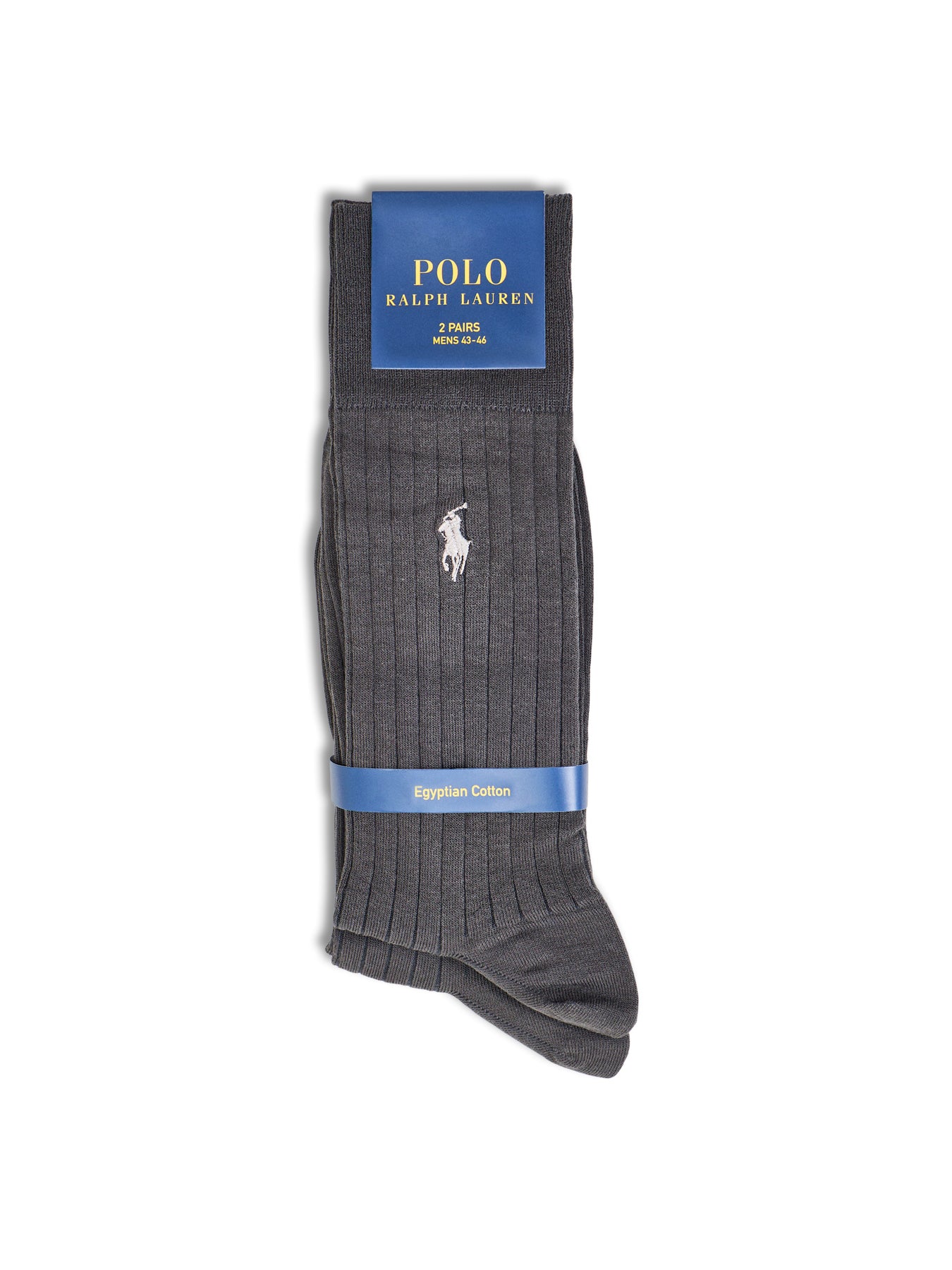 2 Pack Egyptian Cotton Crew Socks