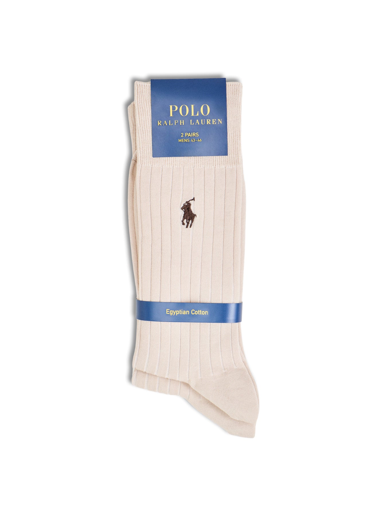 2 Pack Egyptian Cotton Crew Socks