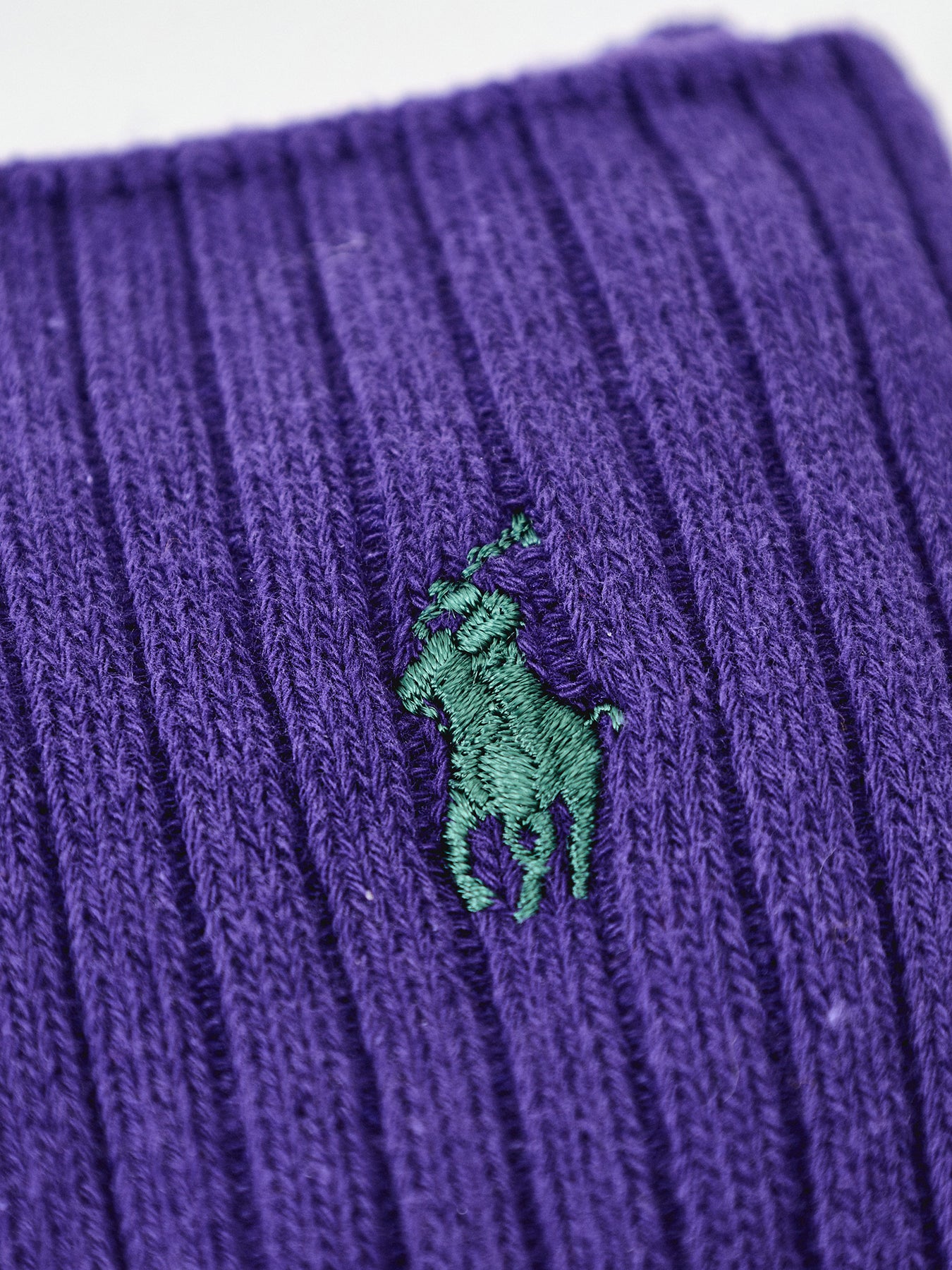 Classic Cotton-Blend Crew Socks Purple