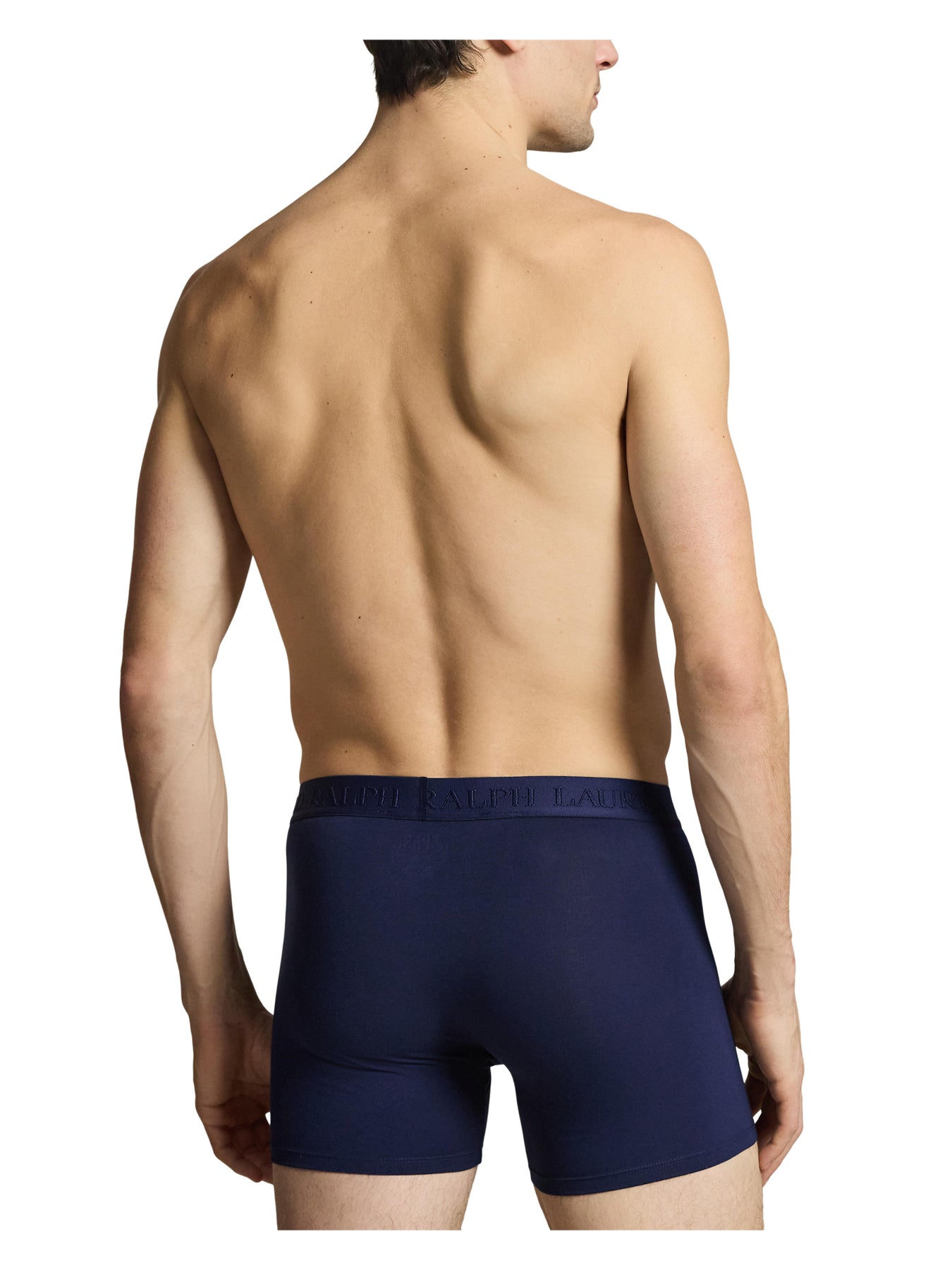 3 Pack Tonal Logo Boxer Briefs Navy