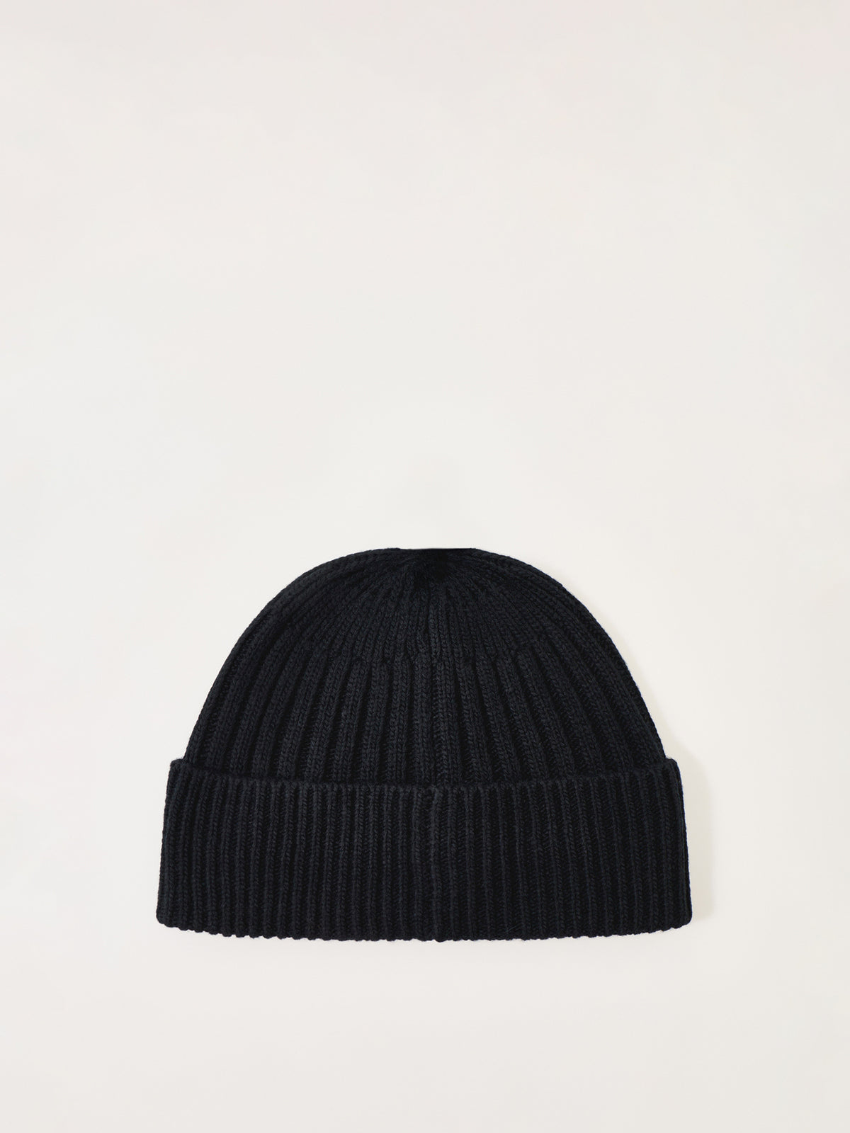 Wool-Blend Racing Bear Beanie – Black