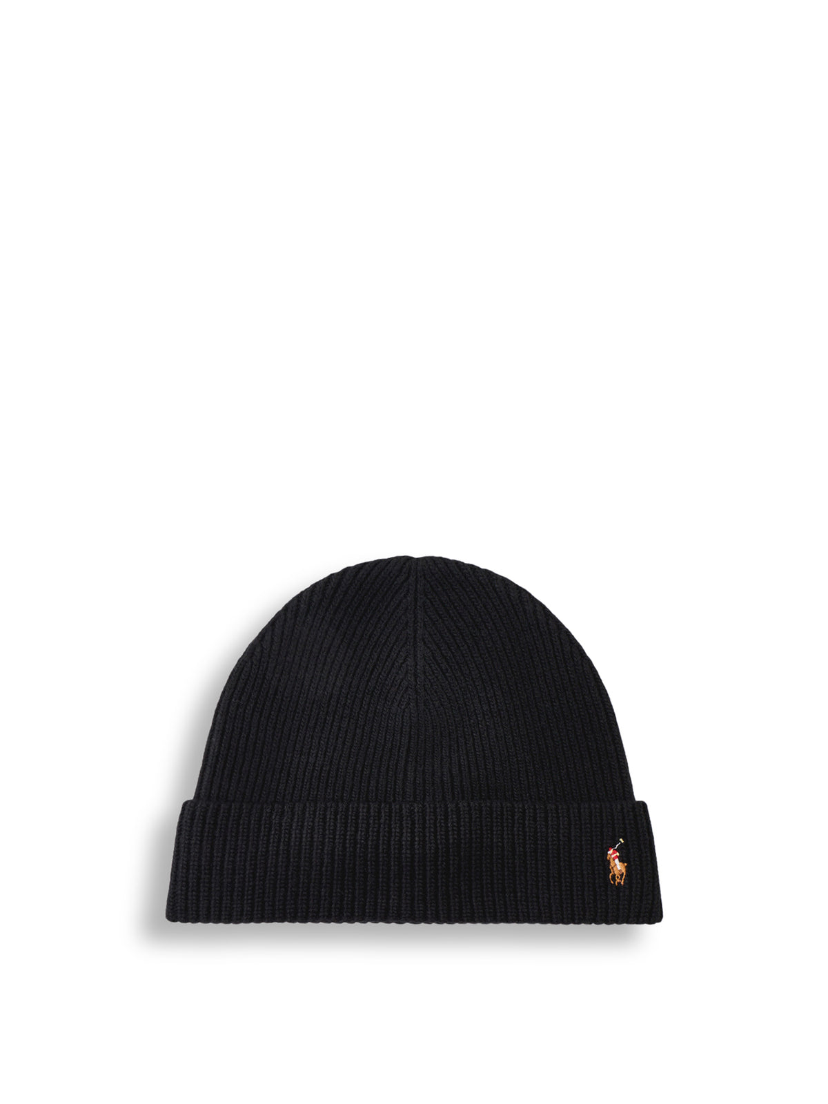 Wool-Blend Multi Pony Beanie – Black