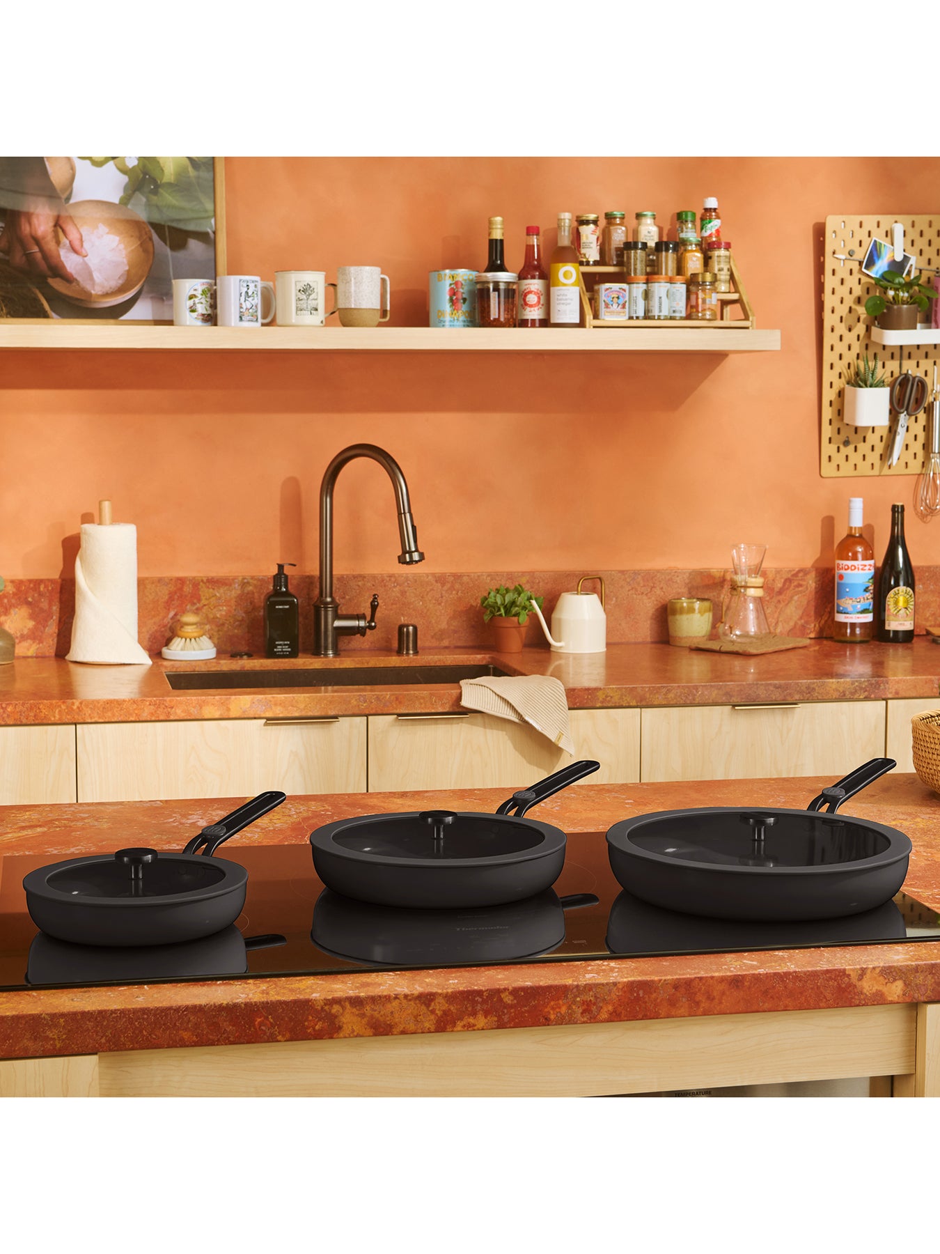 Essentials Pan Trio 8 Piece Cookware Set