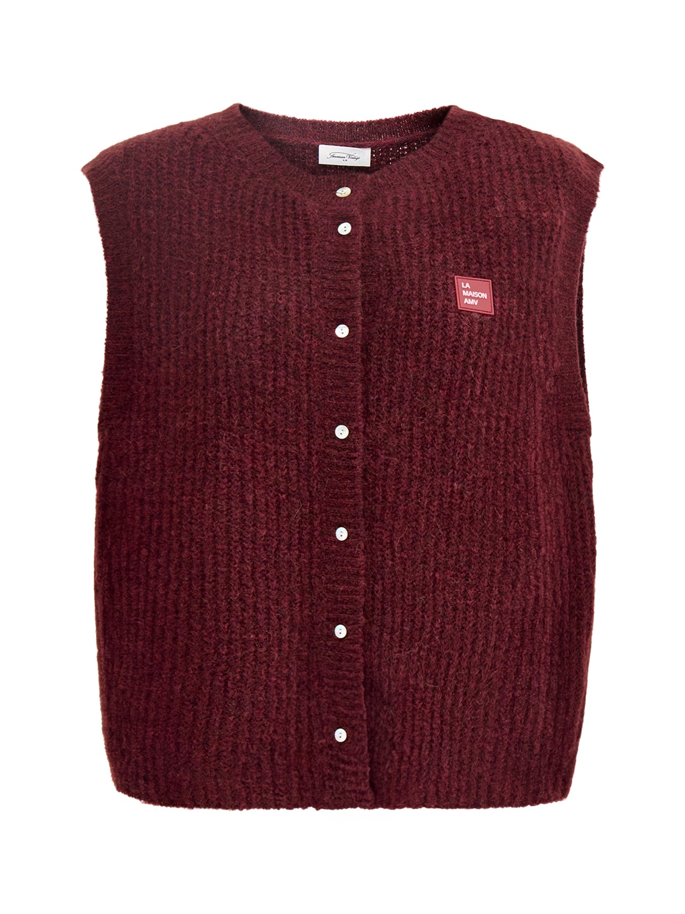East Knit Vest Red