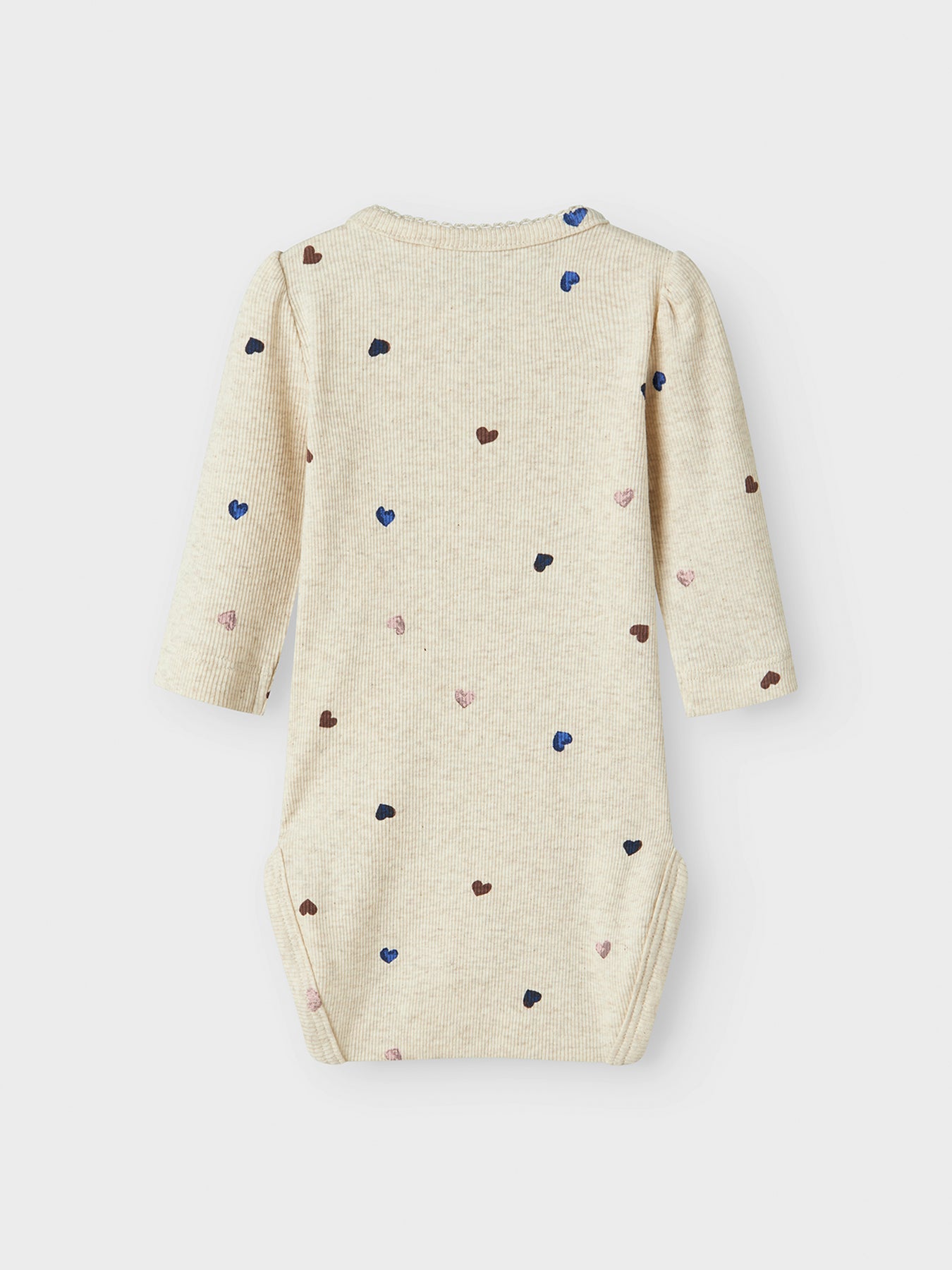 Baby Long Sleeve Bodysuit Beige