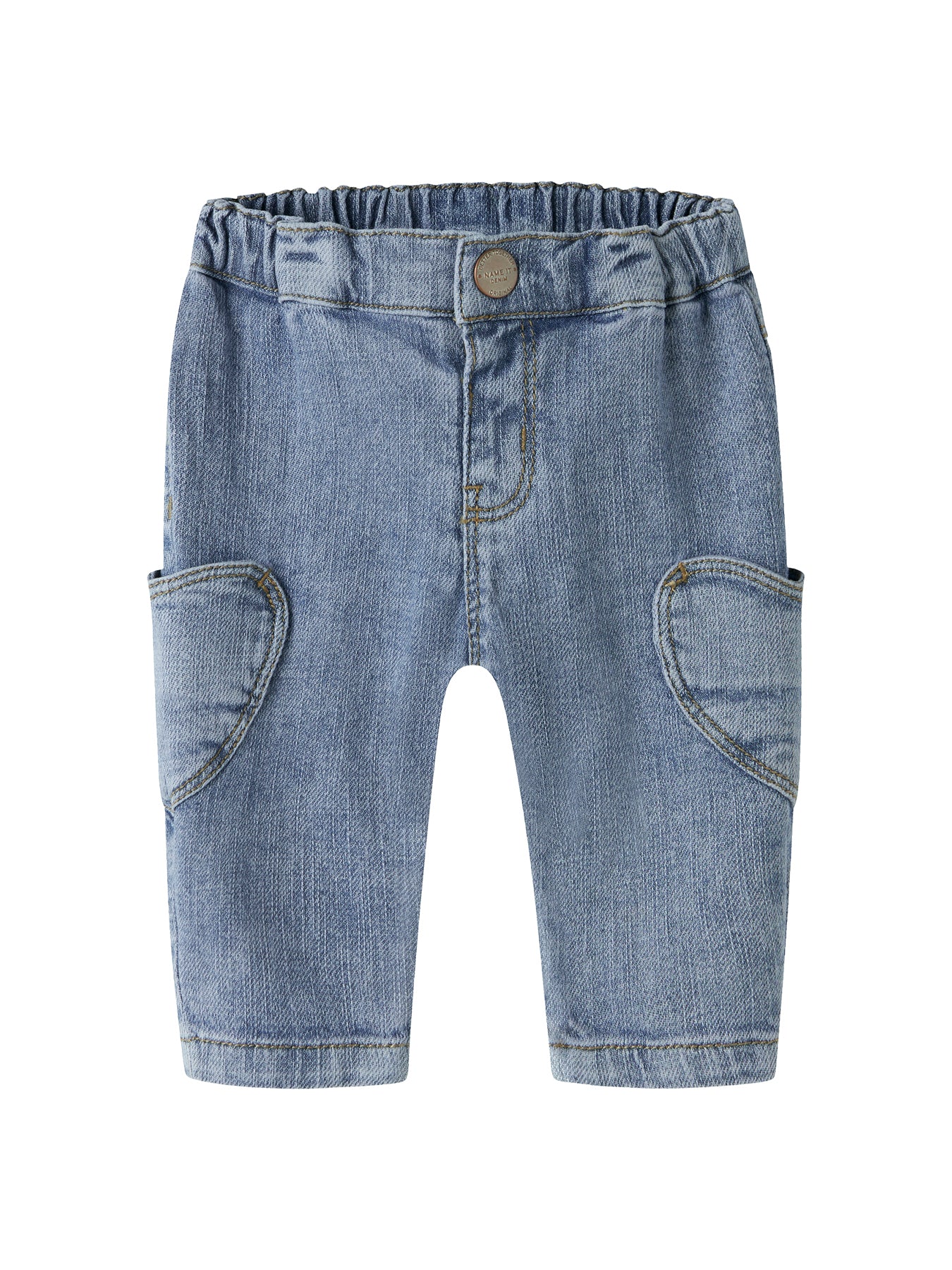Baby Rose Mom Jeans Blue