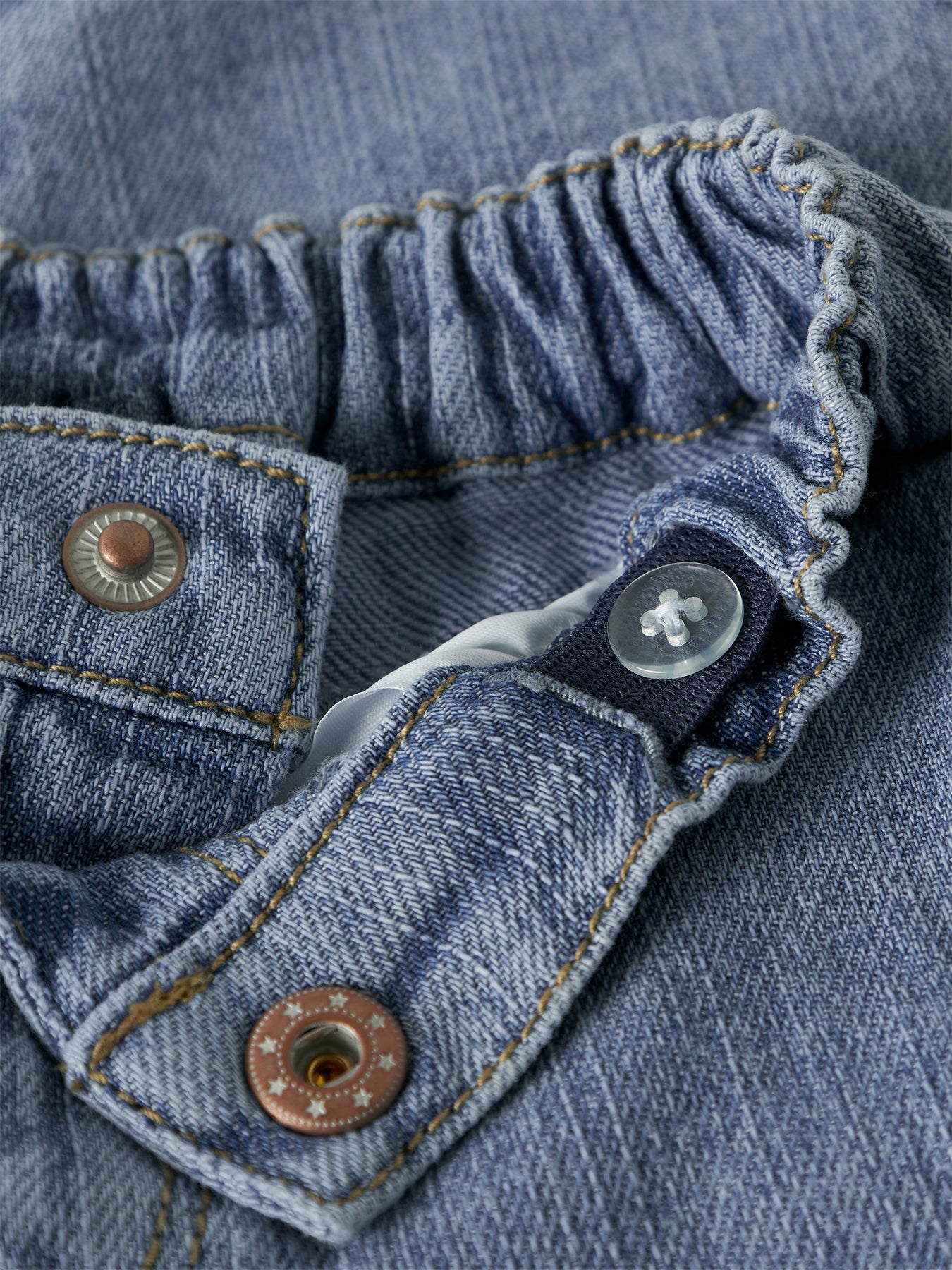 Baby Rose Mom Jeans Blue