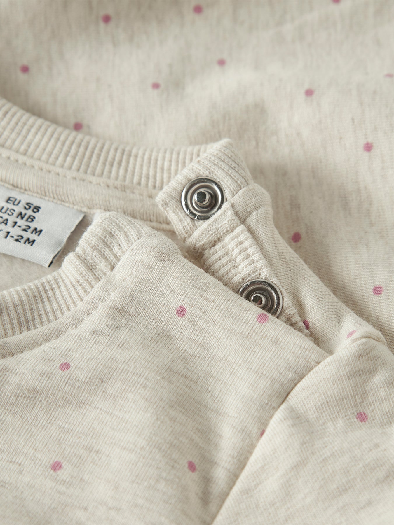 Baby Organic Cotton Sweatshirt Cream
