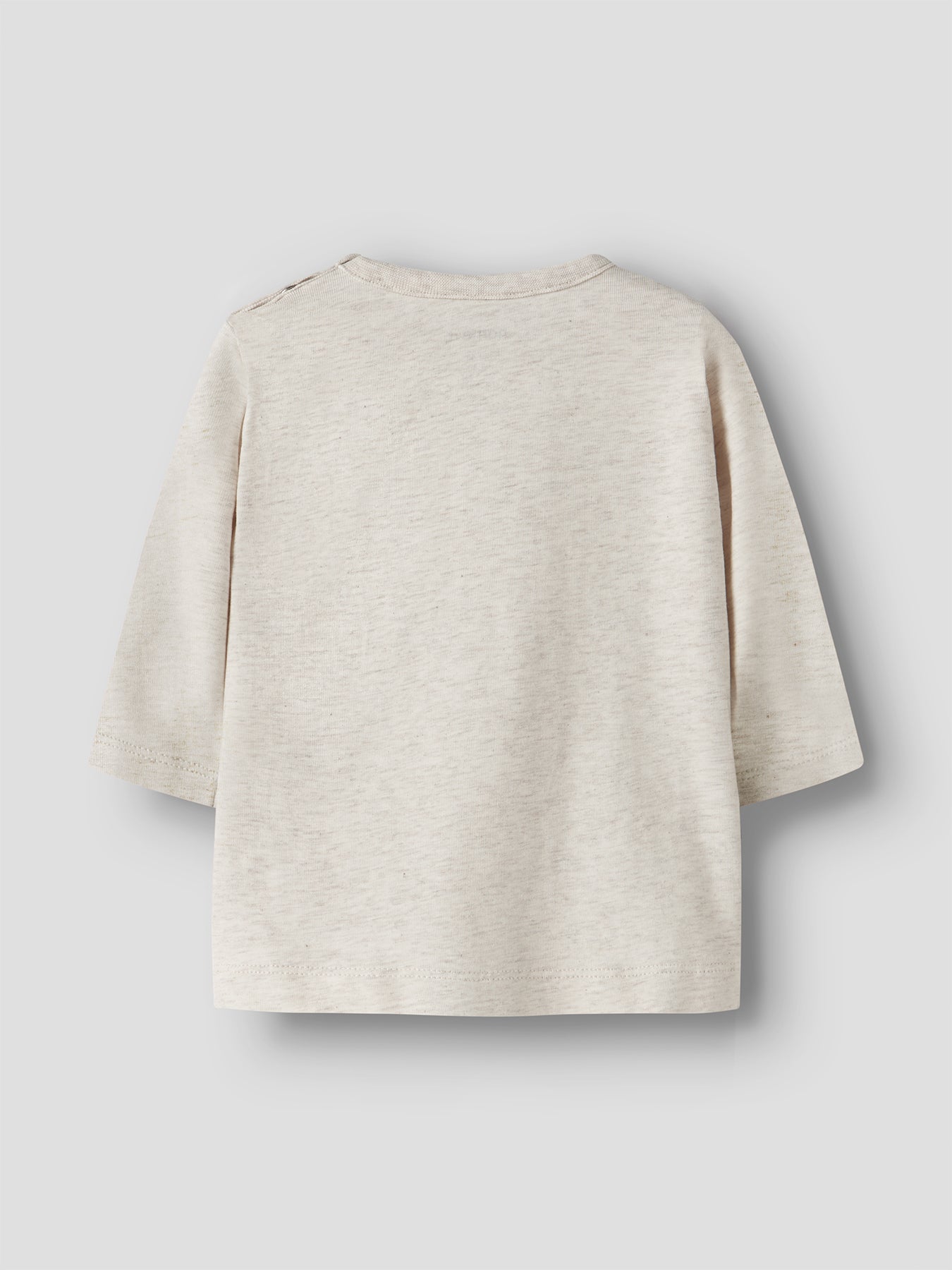 Baby Name It Organic Cotton Lamaia Long Sleeve Top Cream