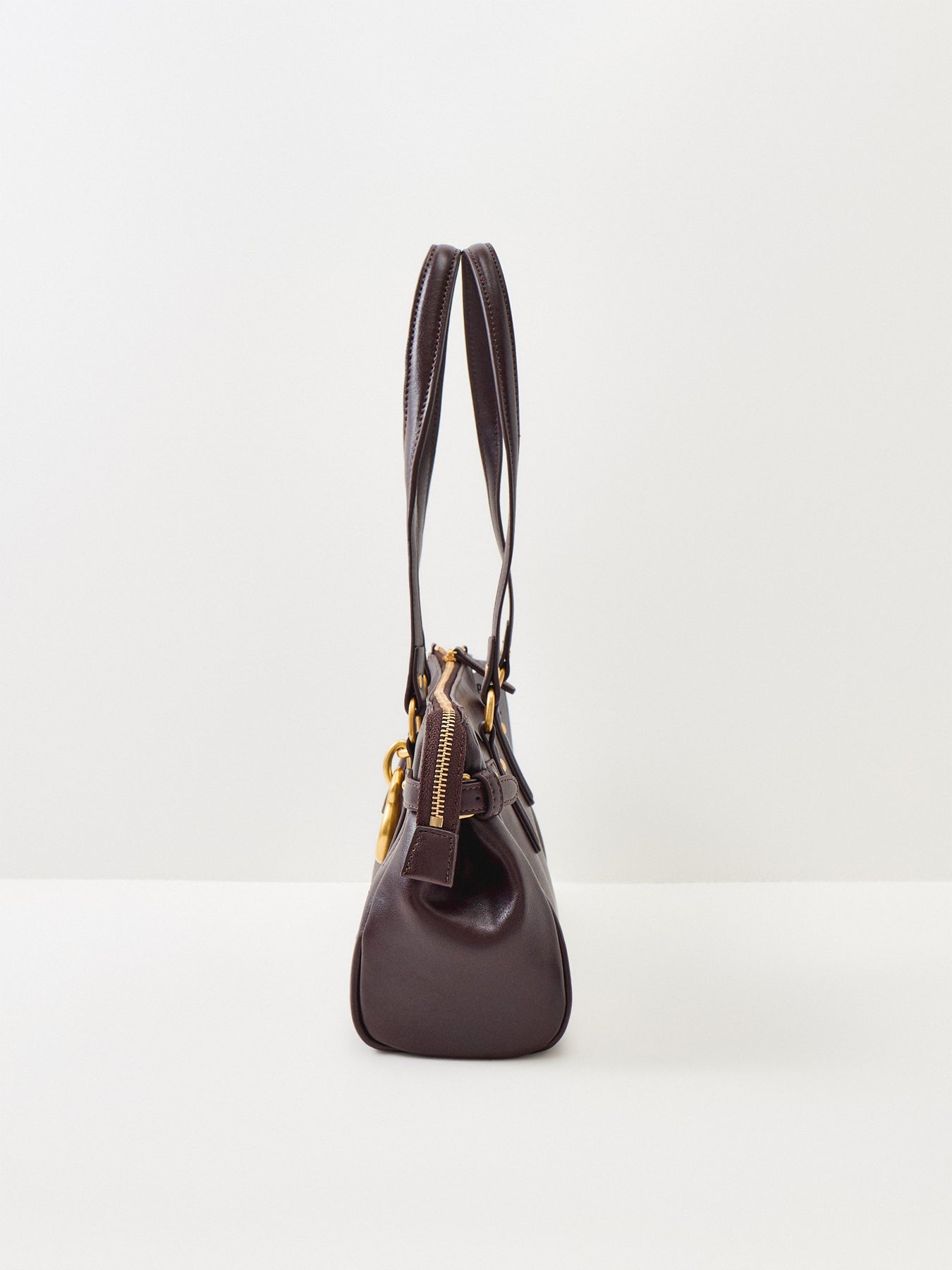 JW PEI Yvette Elongated Tote Bag Dark Brown