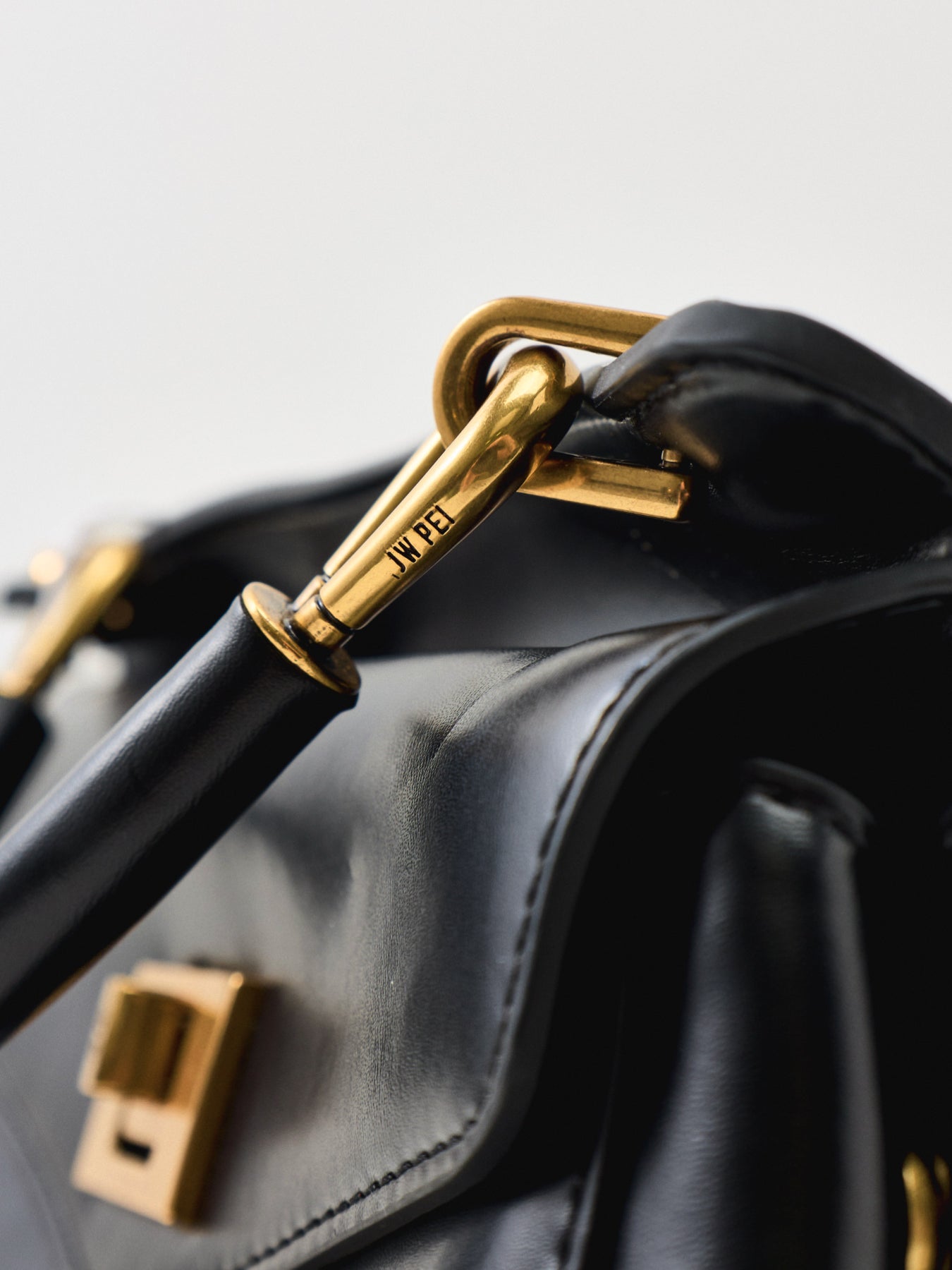 JW PEI Lucia Classic Top Handle Bag Black