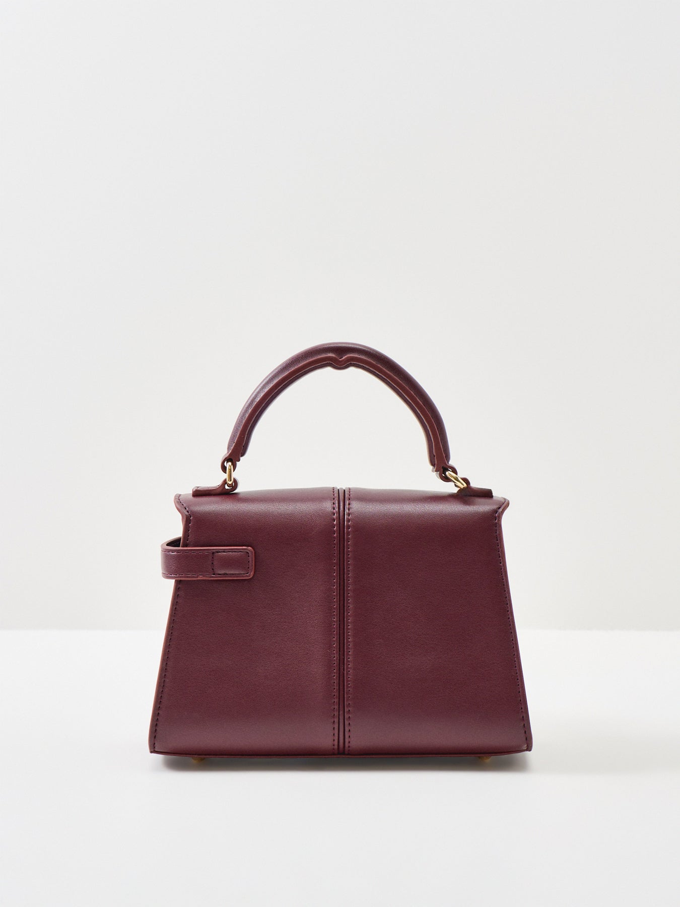 JW PEI Elise Top Handle Bag Deep Burgundy