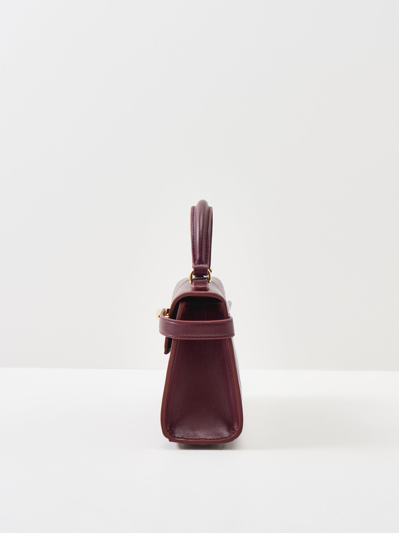 JW PEI Elise Top Handle Bag Deep Burgundy
