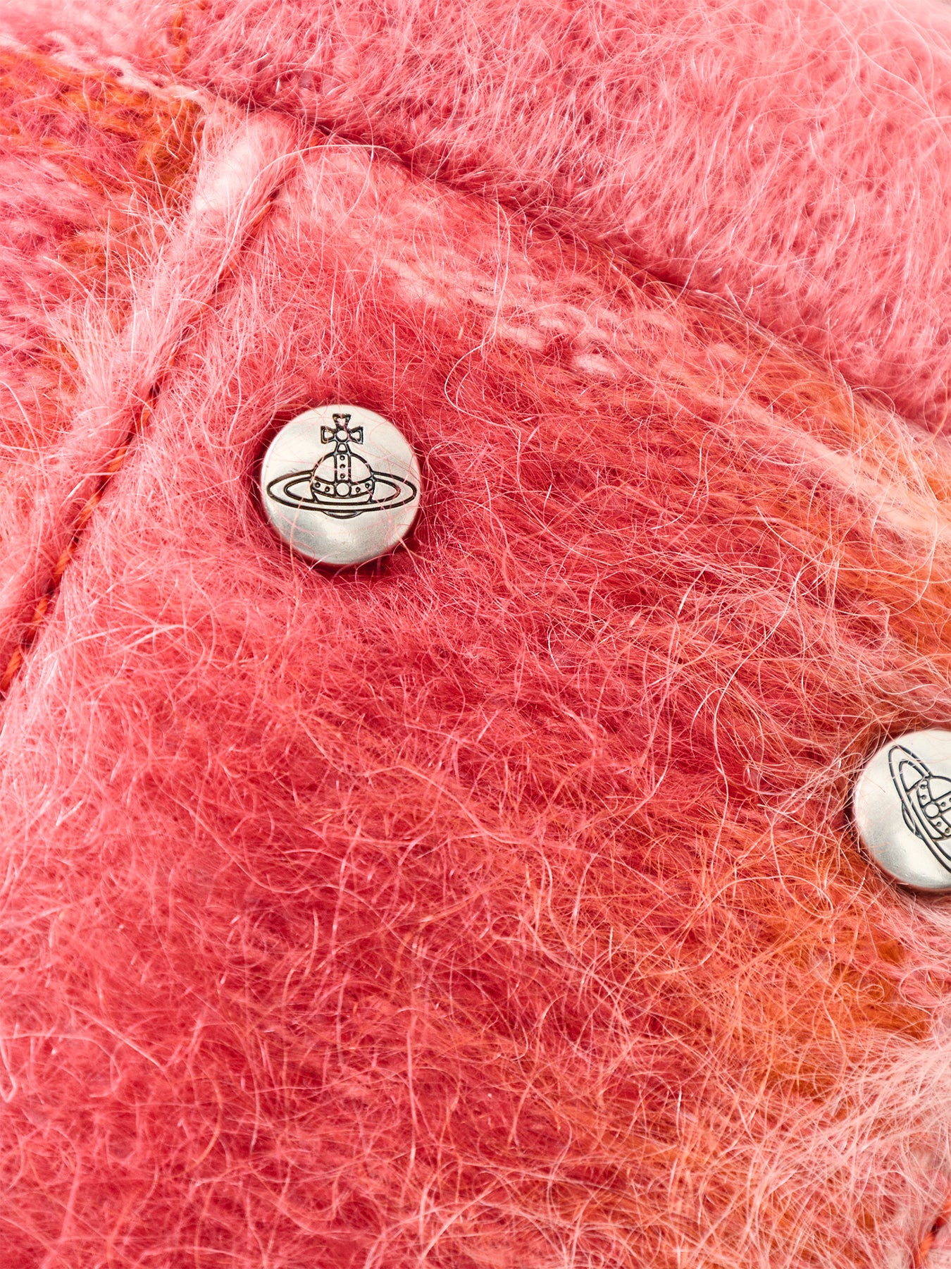 Hazel Wool And Mohair Treasure Handbag Pink