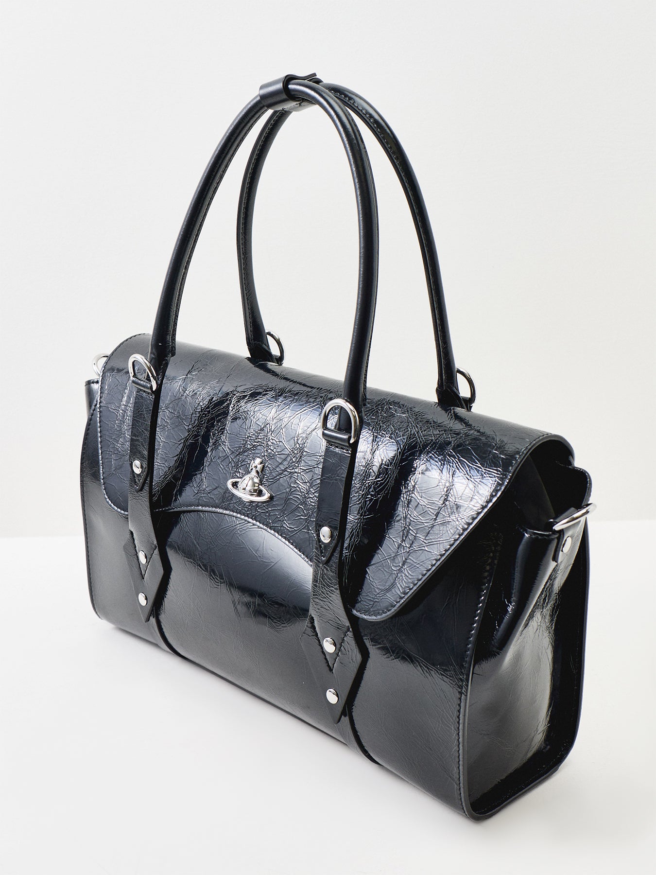 Bettina Medium Handbag In Black