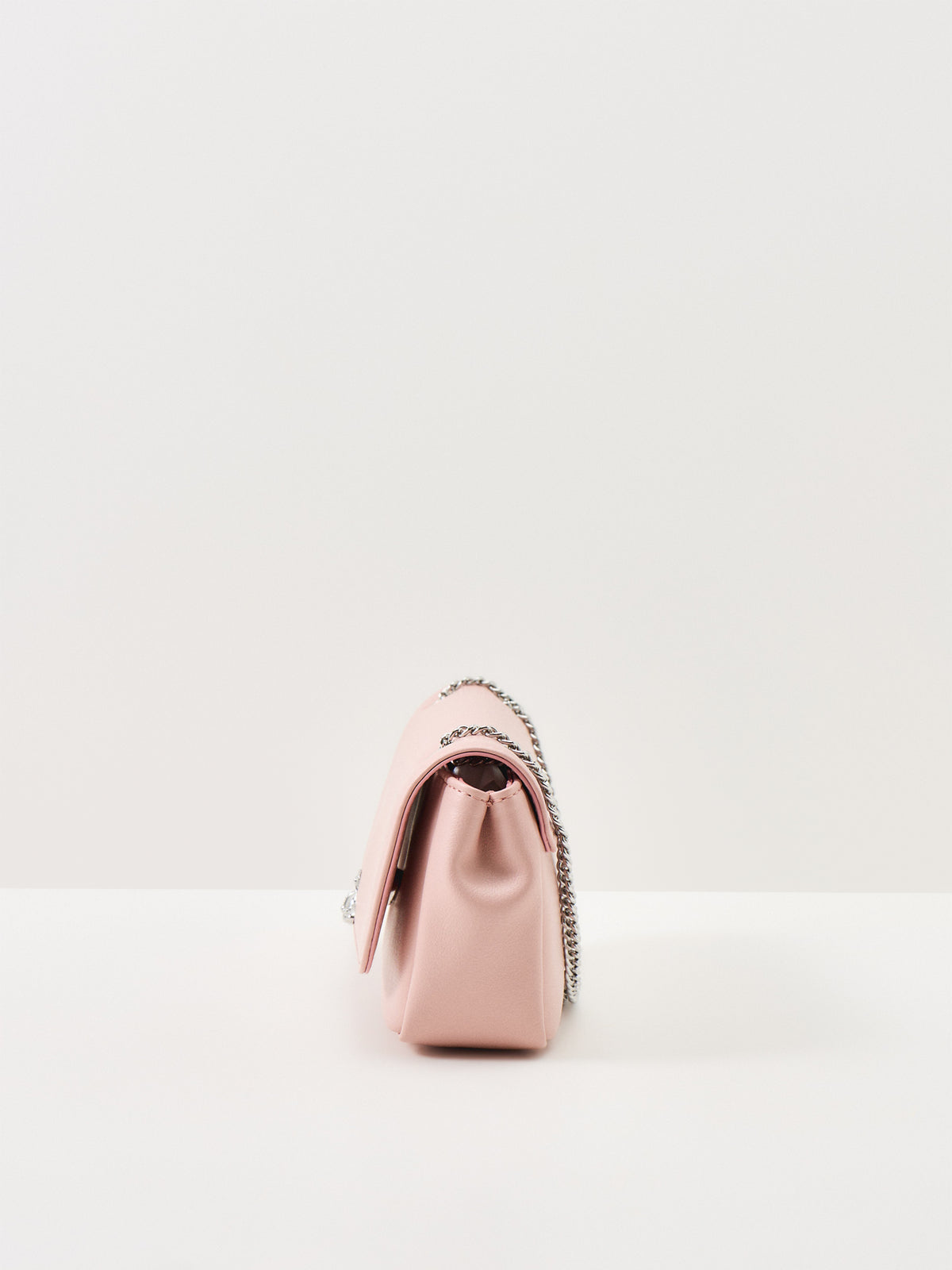 Chain Crossbody Purse – Pastel Pink