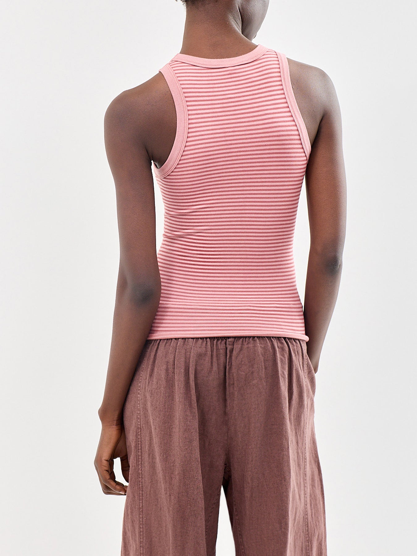 So Soft Stripe Tank Pink