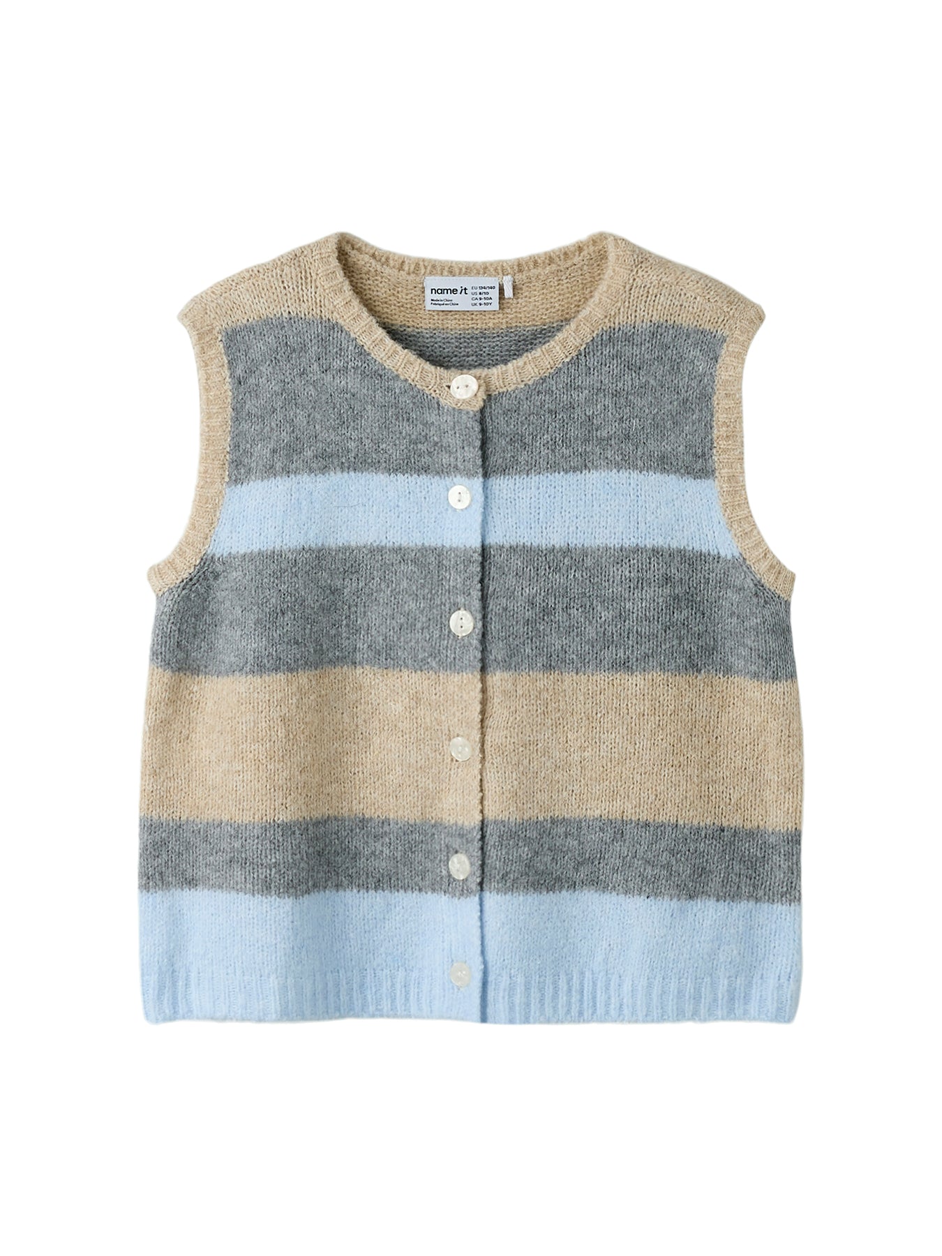 Kids' Knit Vest Blue
