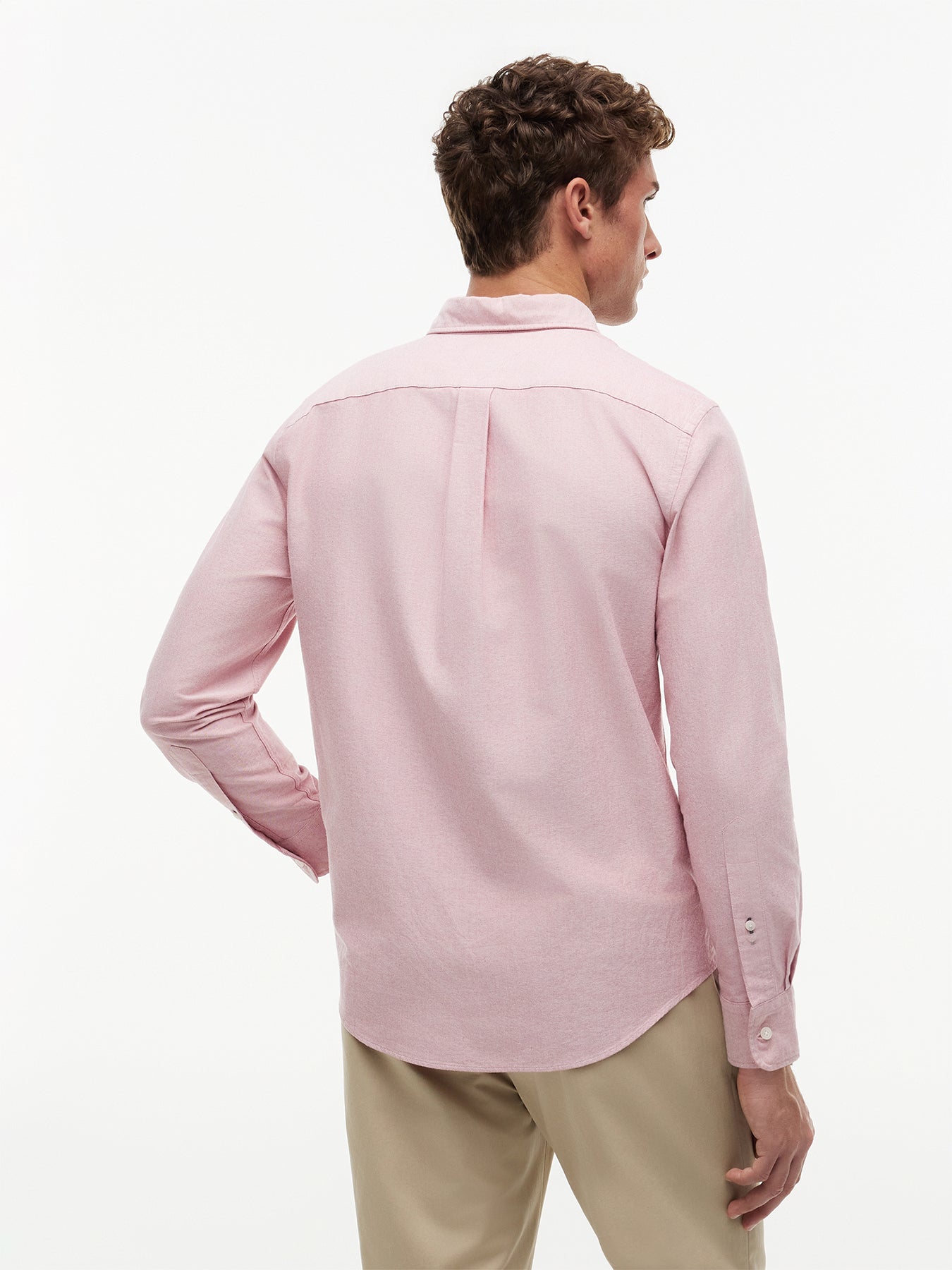 Regular Fit Flag Embroidery Oxford Shirt