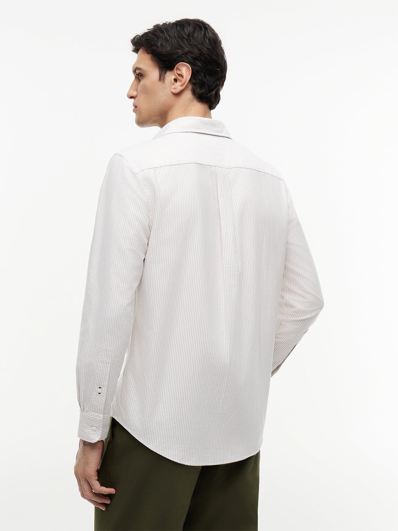 Regular Fit Stripe Oxford Shirt