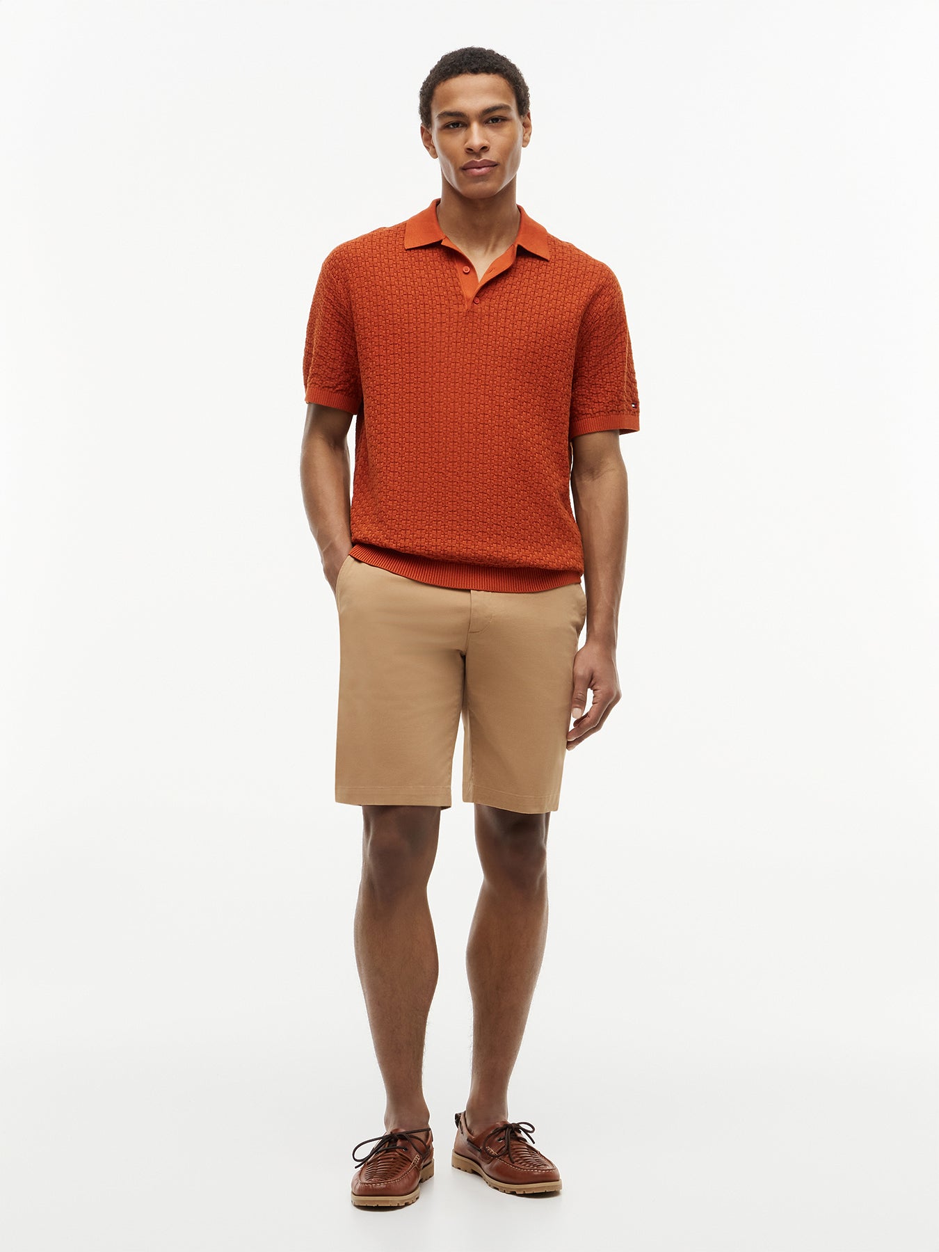Organic Cotton Relaxed Washed Polo Shirt