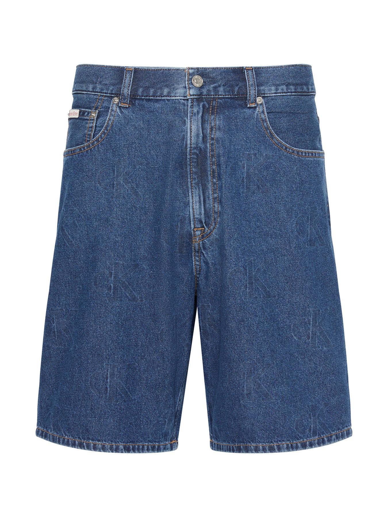 90s Logo Denim Shorts Blue