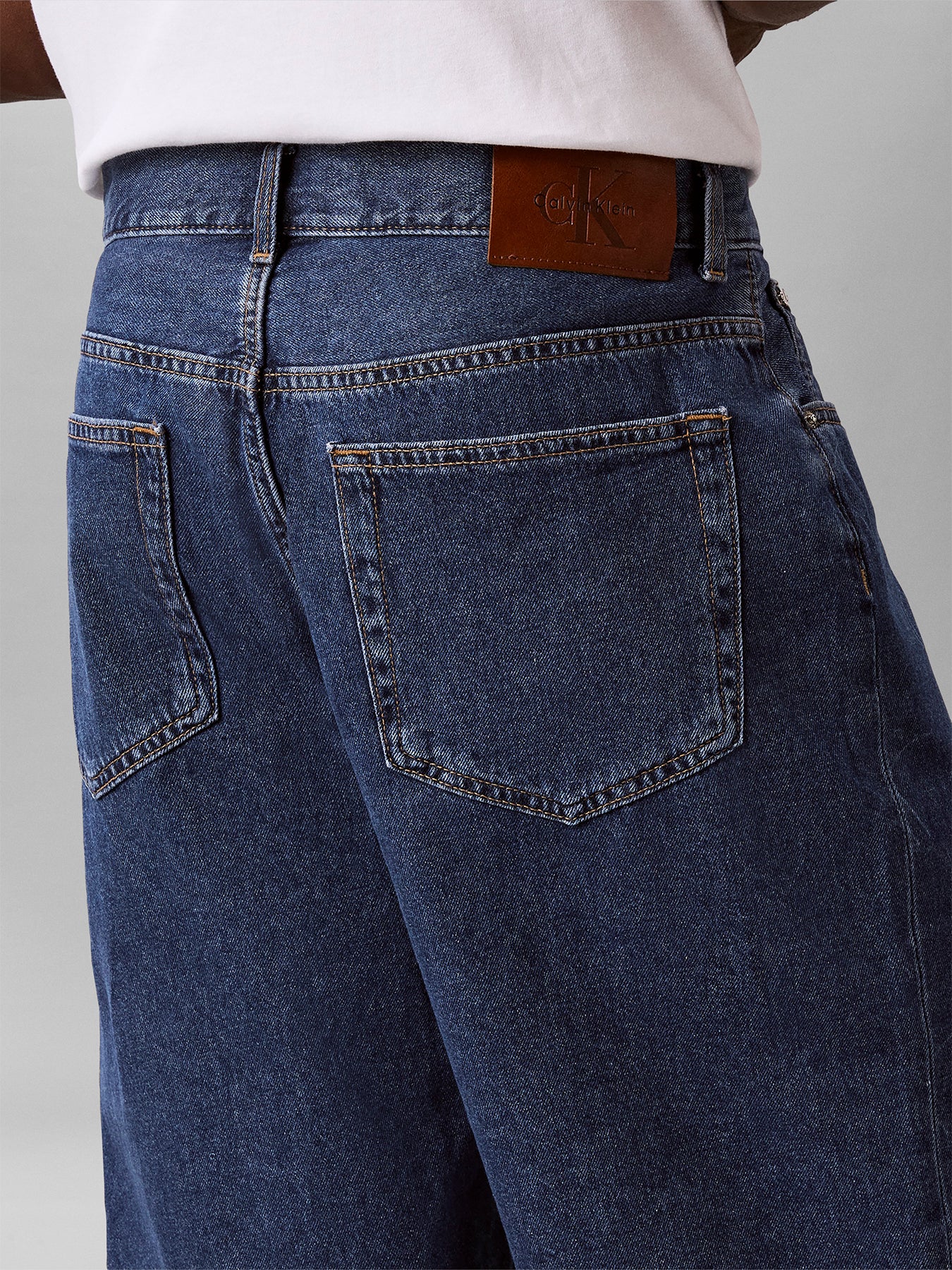 90s Logo Denim Shorts Blue
