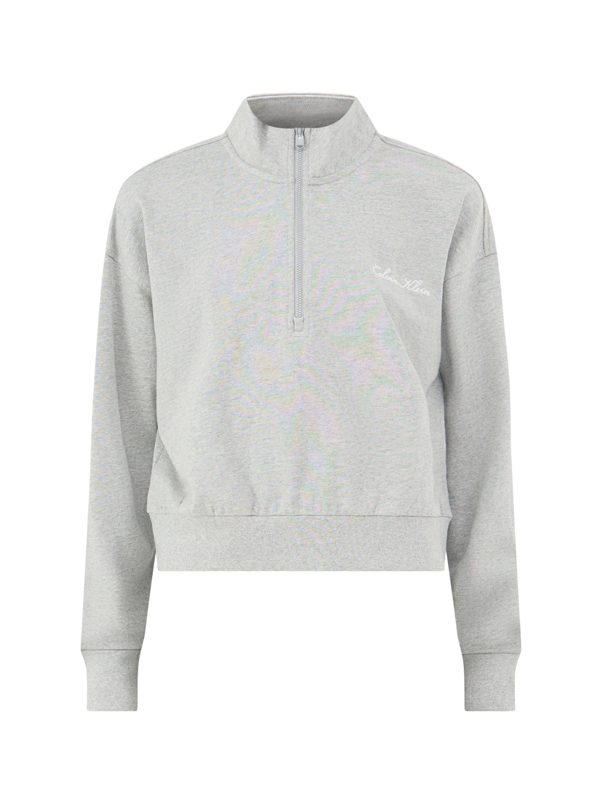 Cotton Logo Crew Neck Sweatshirt - Grey