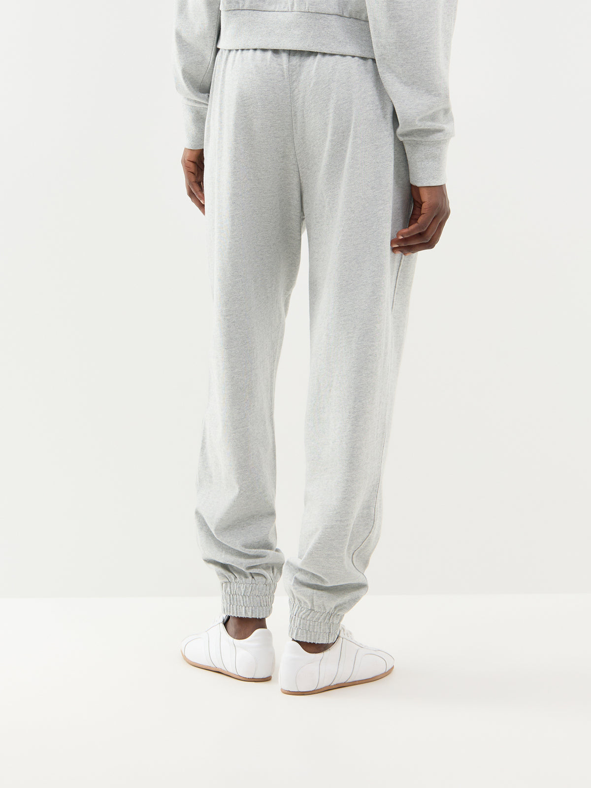 Logo Cotton Joggers - Grey