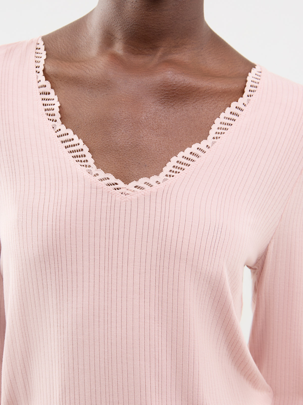 Ultra Soft Modal Rib Pyjama Top