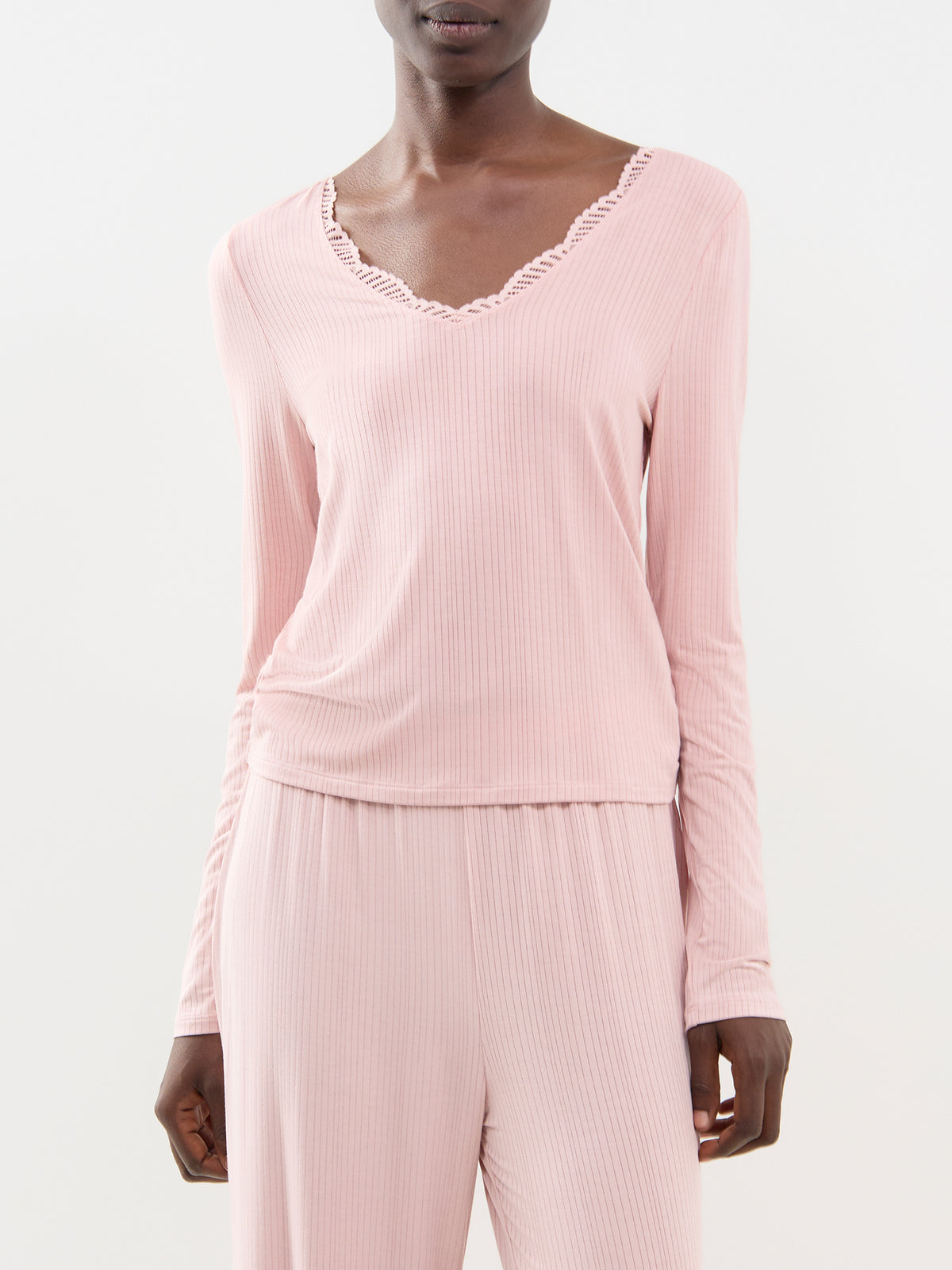 Ultra Soft Modal Rib Pyjama Top