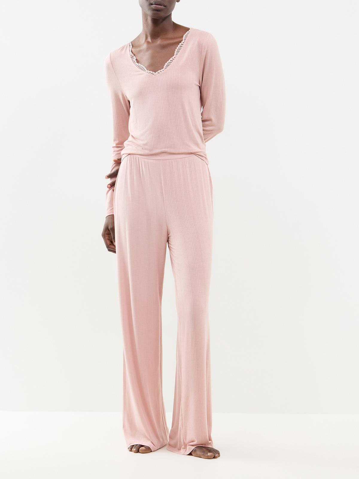 Ultra Soft Modal Wide Leg Pyjama Trousers