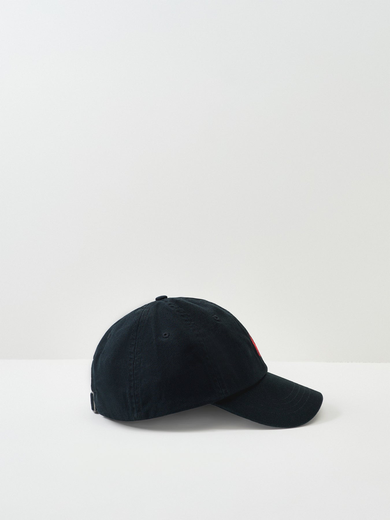 The Iconic Cotton Chino Ball Cap Black