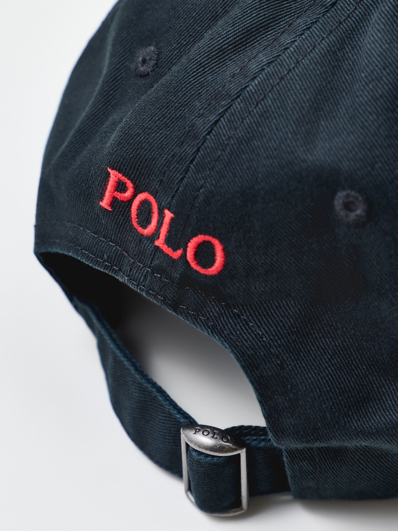 The Iconic Cotton Chino Ball Cap Black