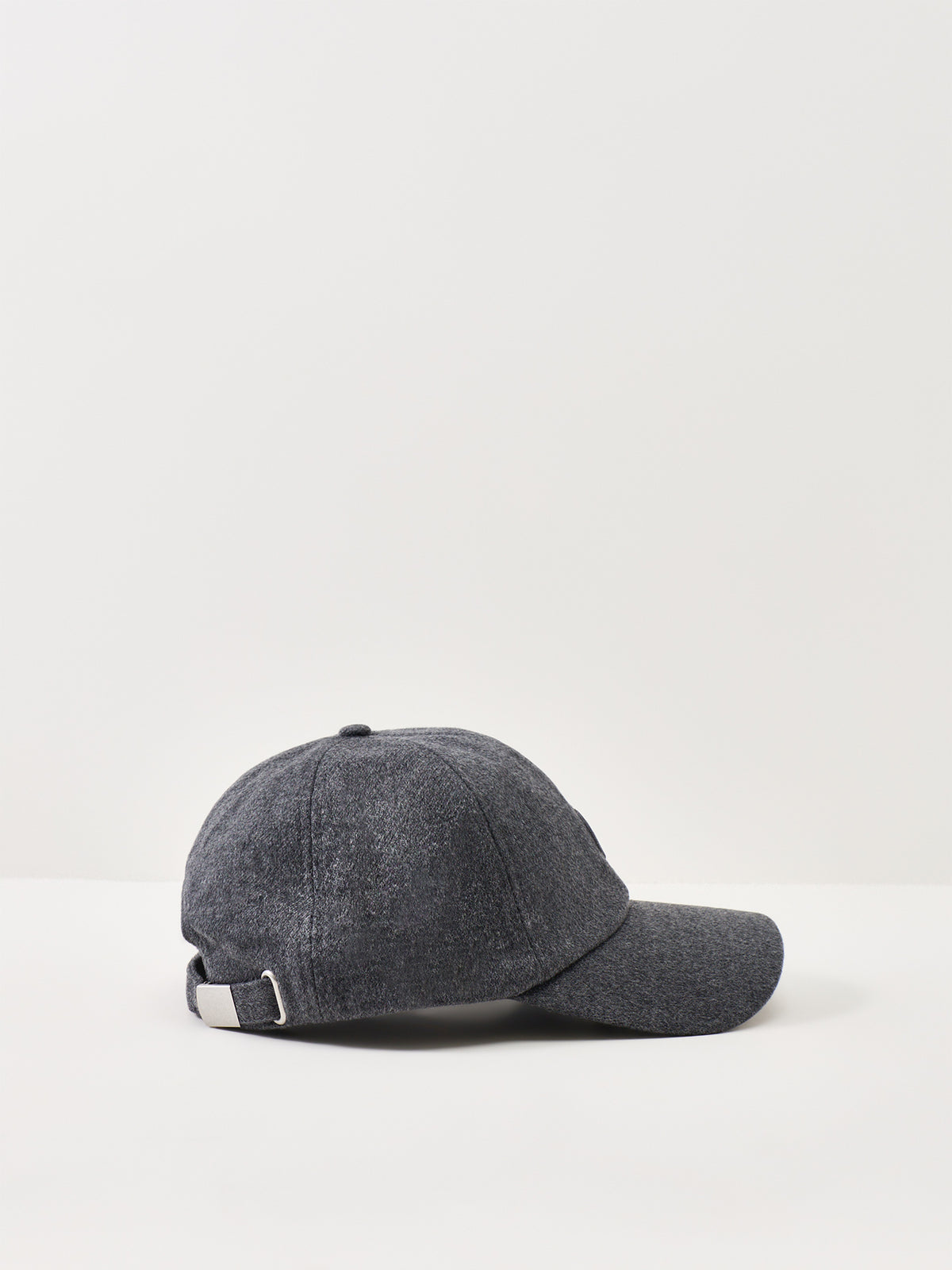 Wool Blend Jeremy Baseball Cap - Grey