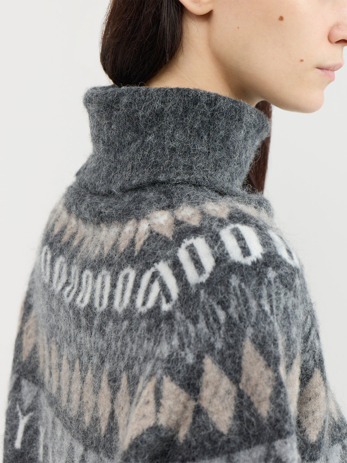 Reidar Collared Jumper - Charcoal