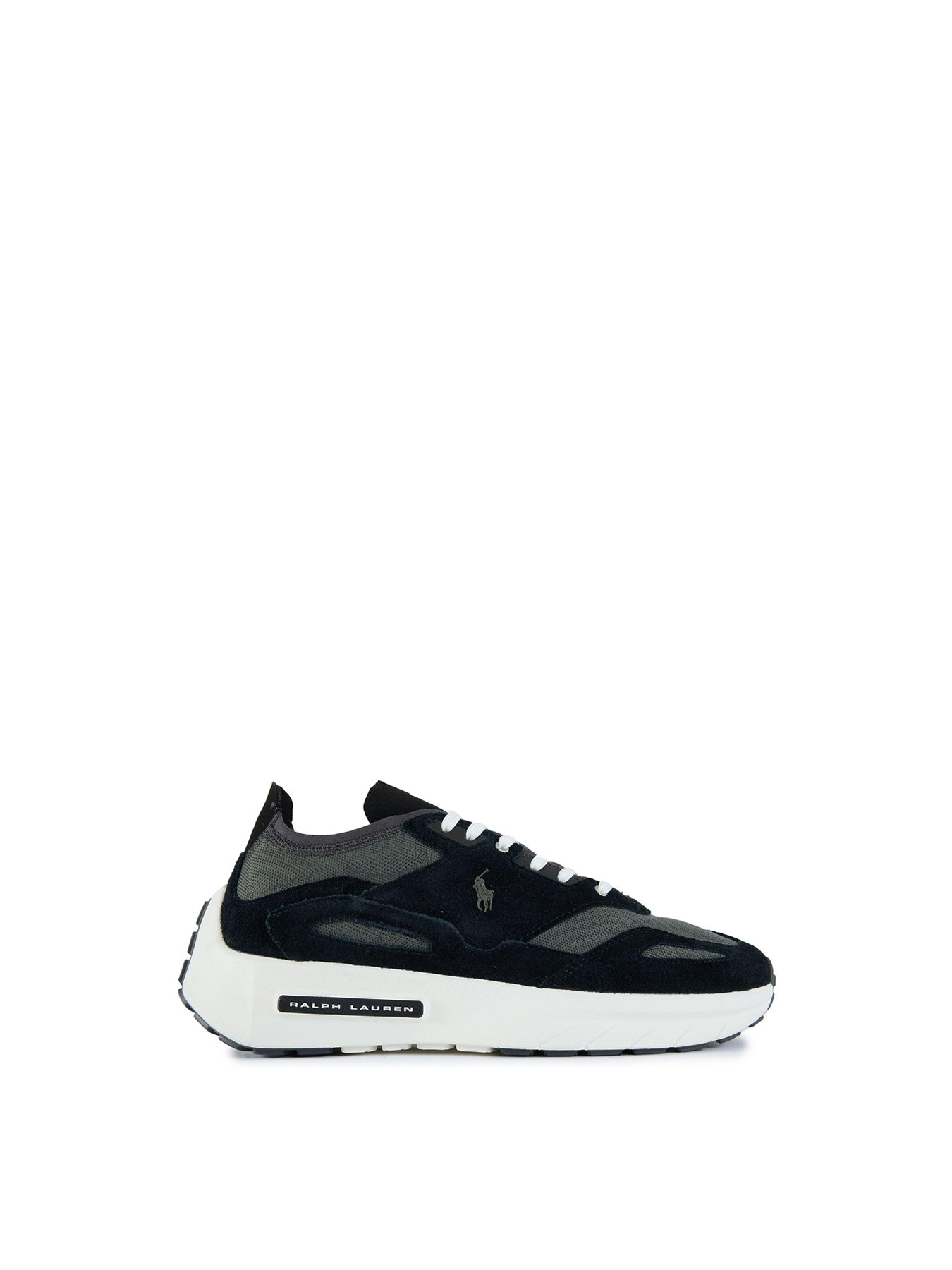 Boerum Lace Nylon Trainers Black