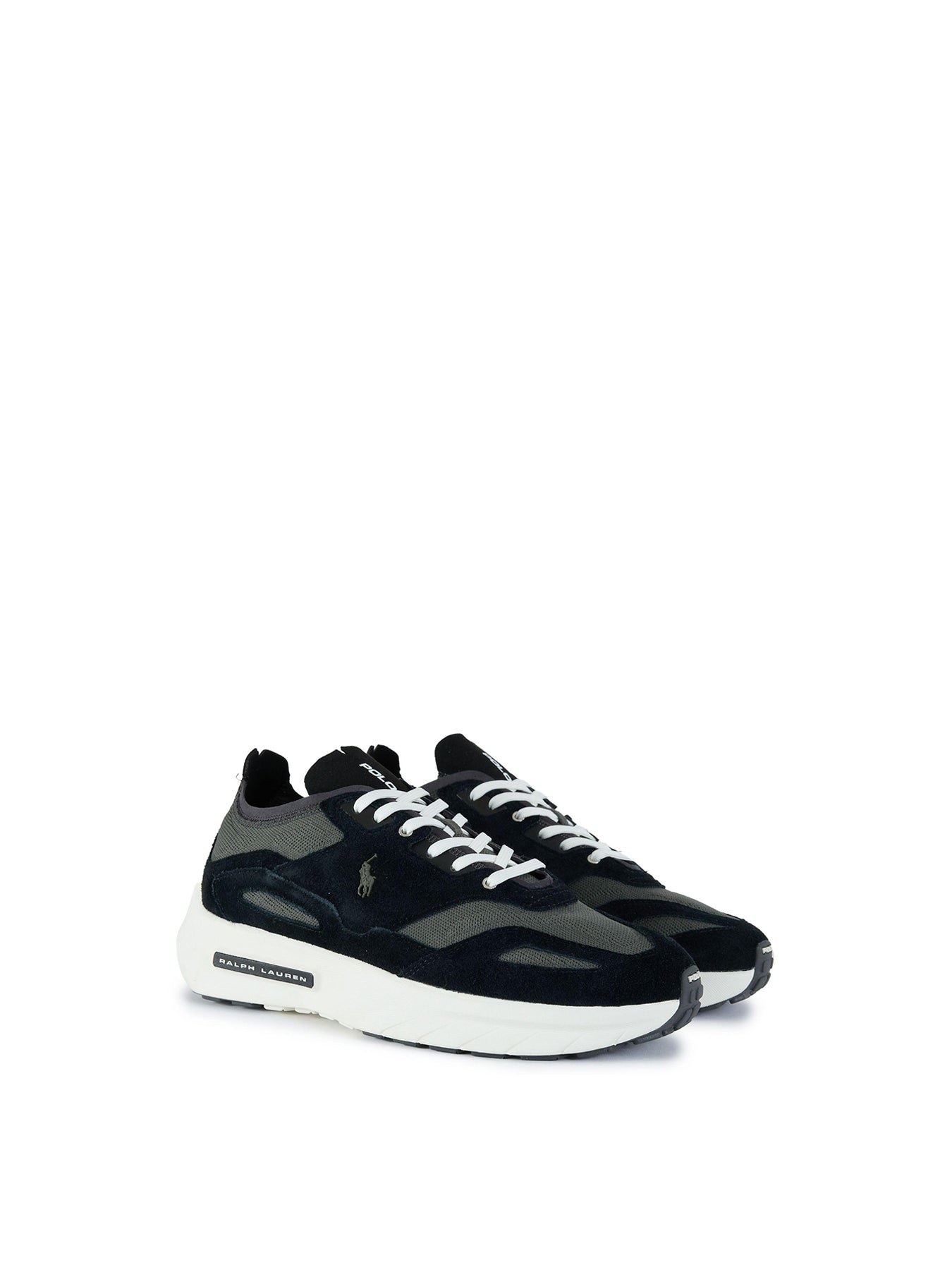 Boerum Lace Nylon Trainers Black