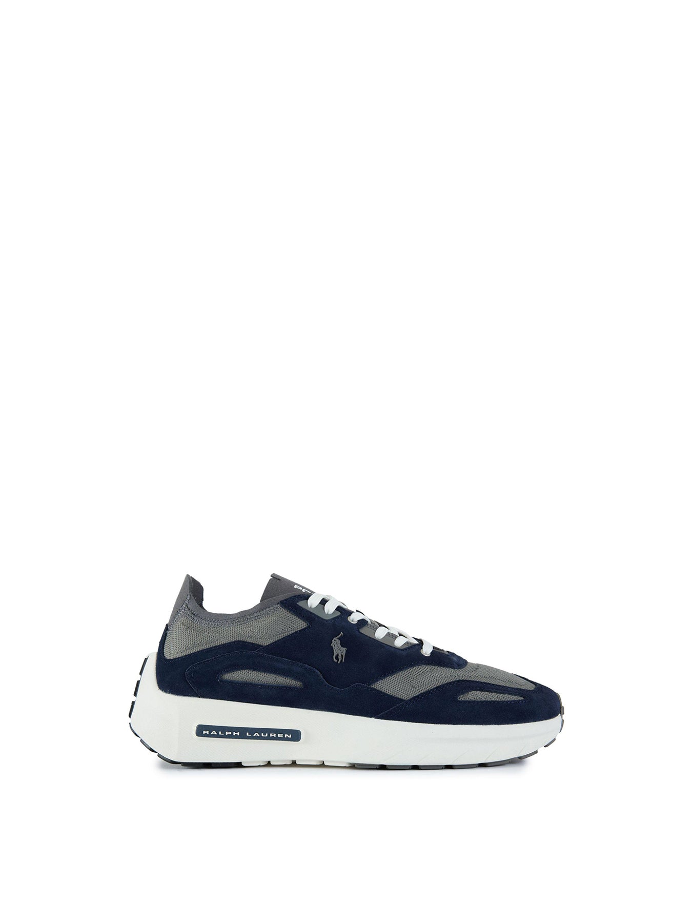 Boerum Lace Nylon Trainers Blue