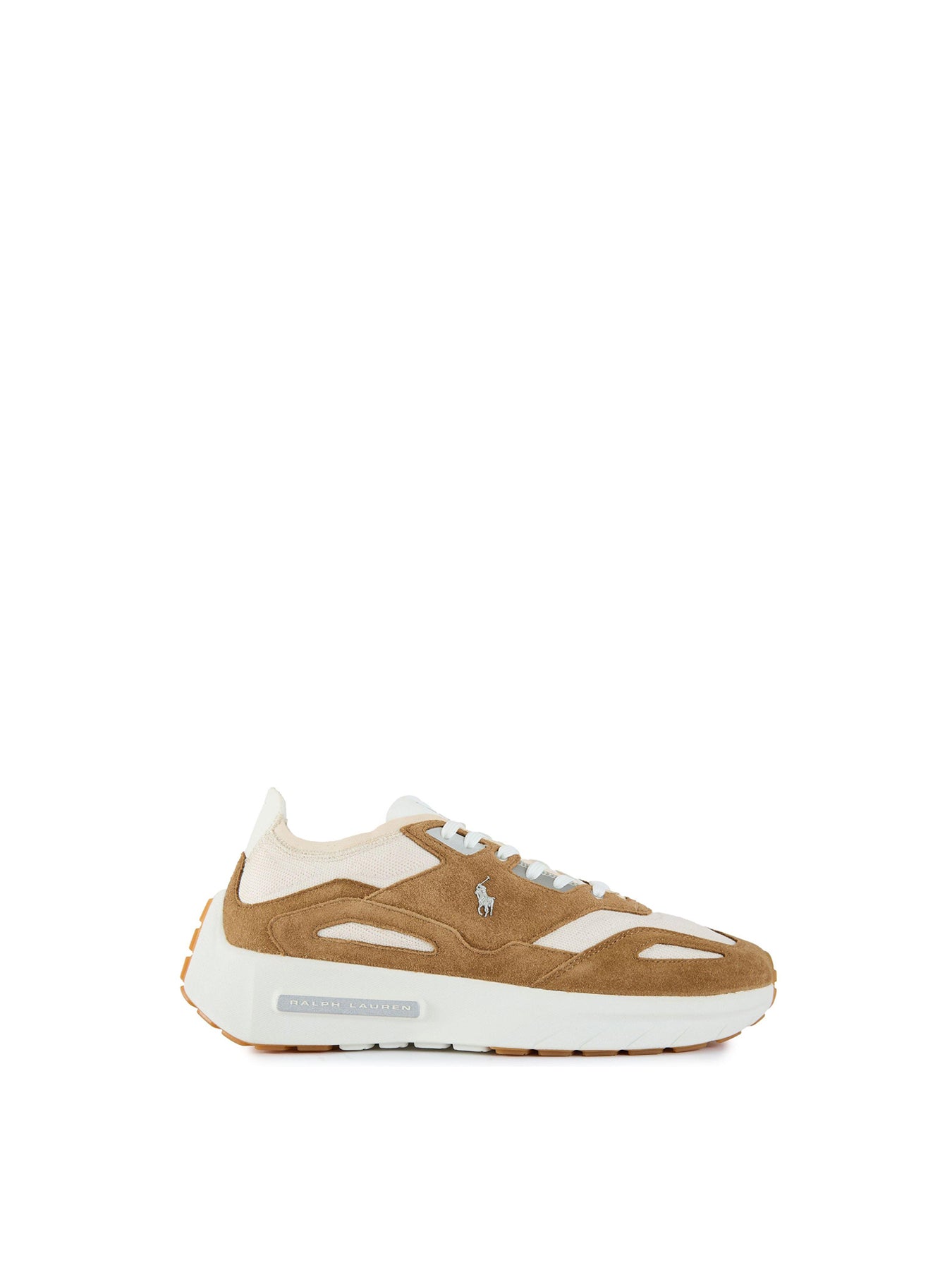 Boerum Lace Nylon Trainers Tan