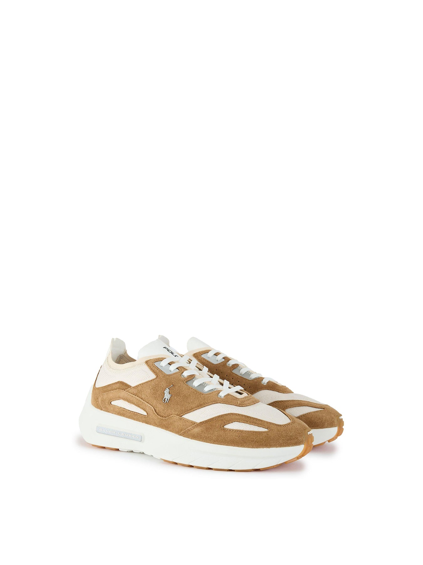 Boerum Lace Nylon Trainers Tan