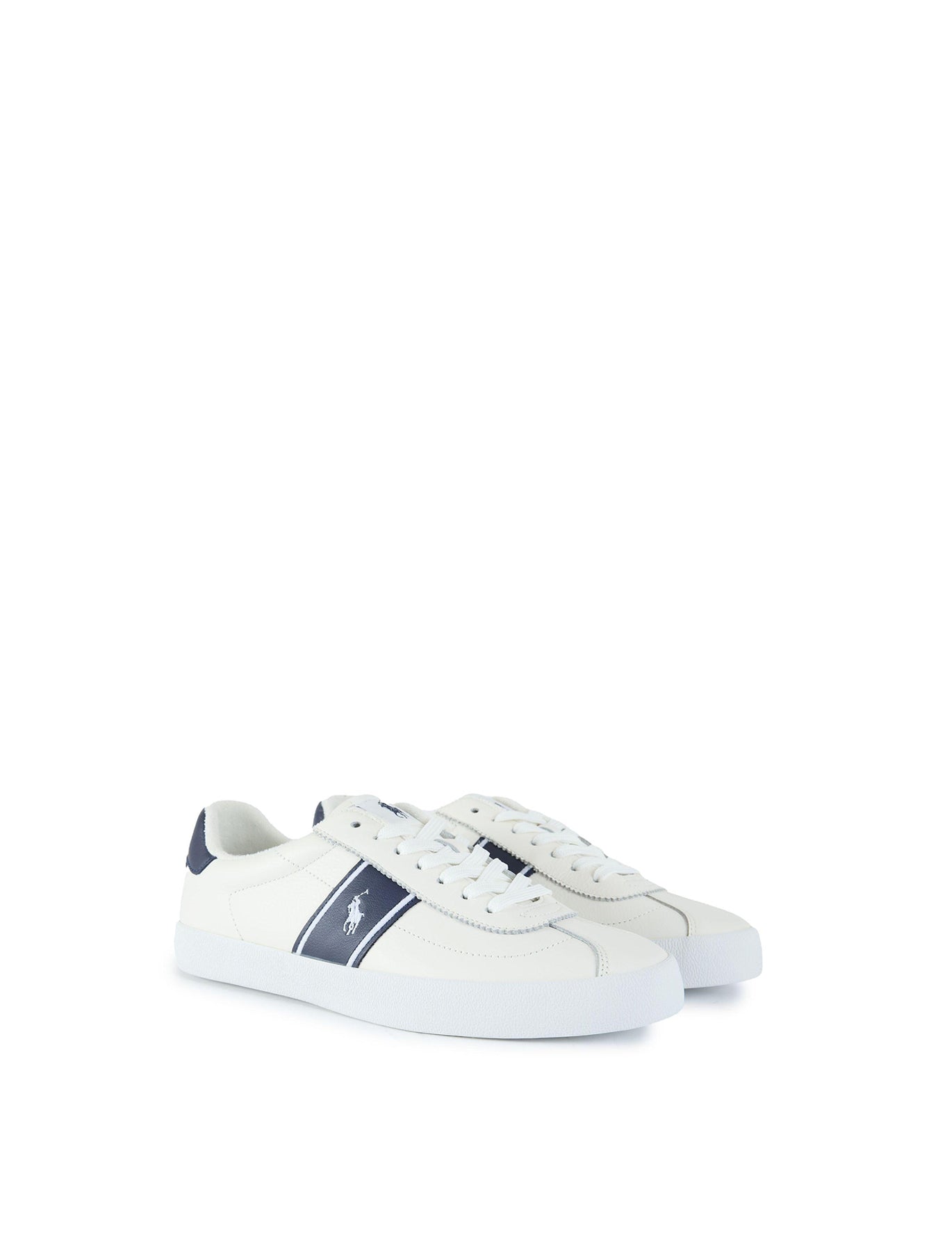 Court Vulc Leather Trainers White