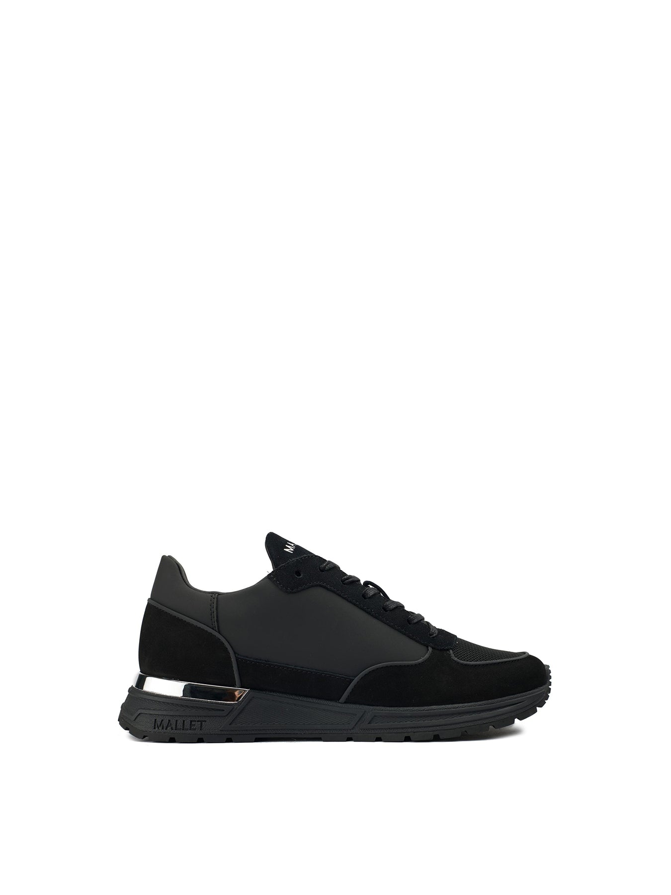 Popham Leather Trainers Black