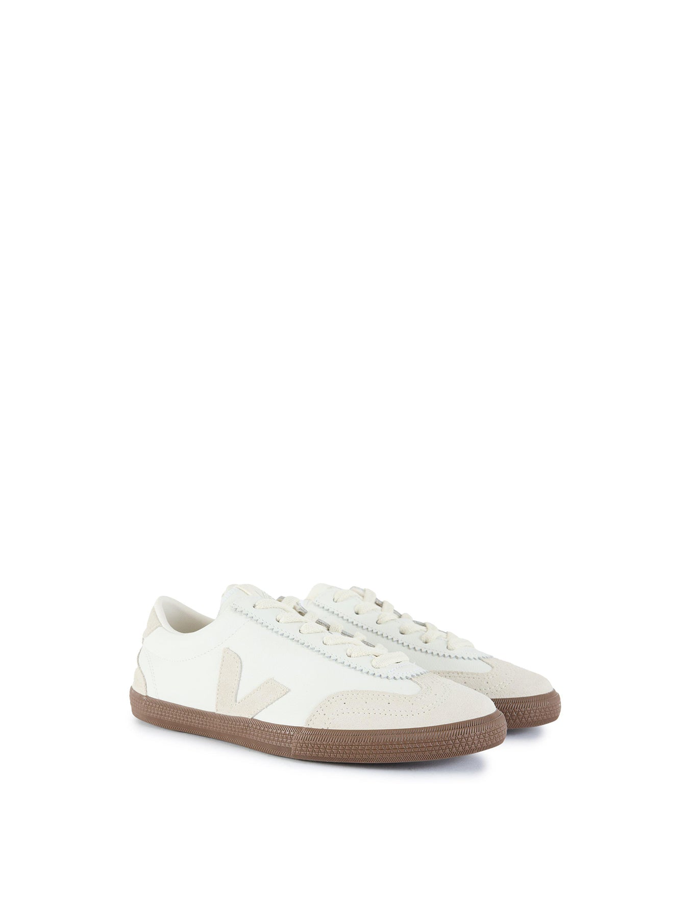 Volley Leather Trainers White