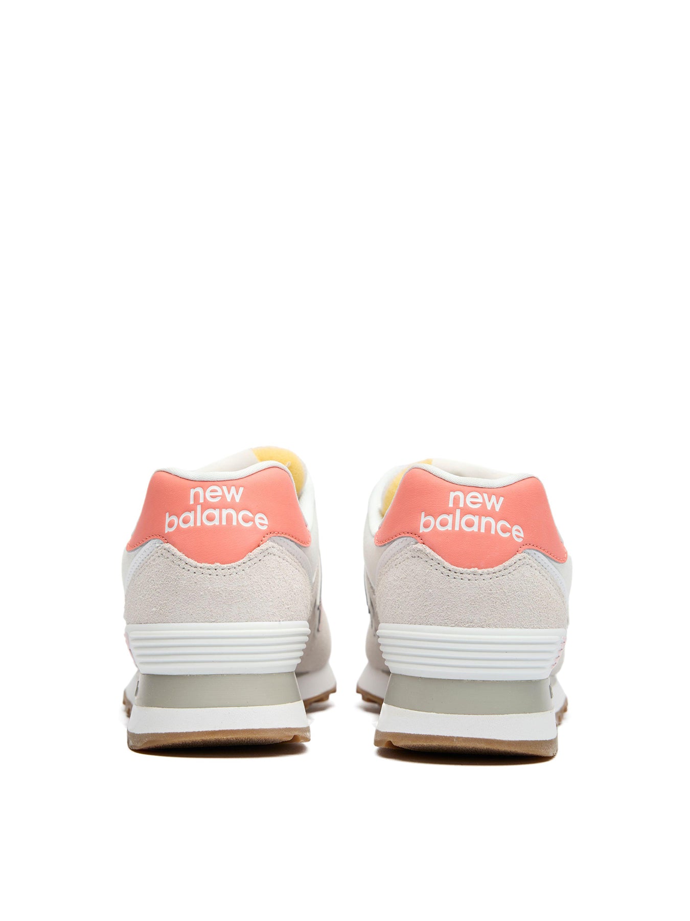 574 Leather Trainers White
