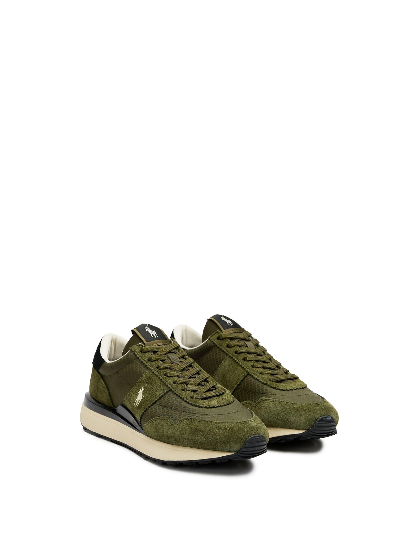Train 89 Leather Trainers Green