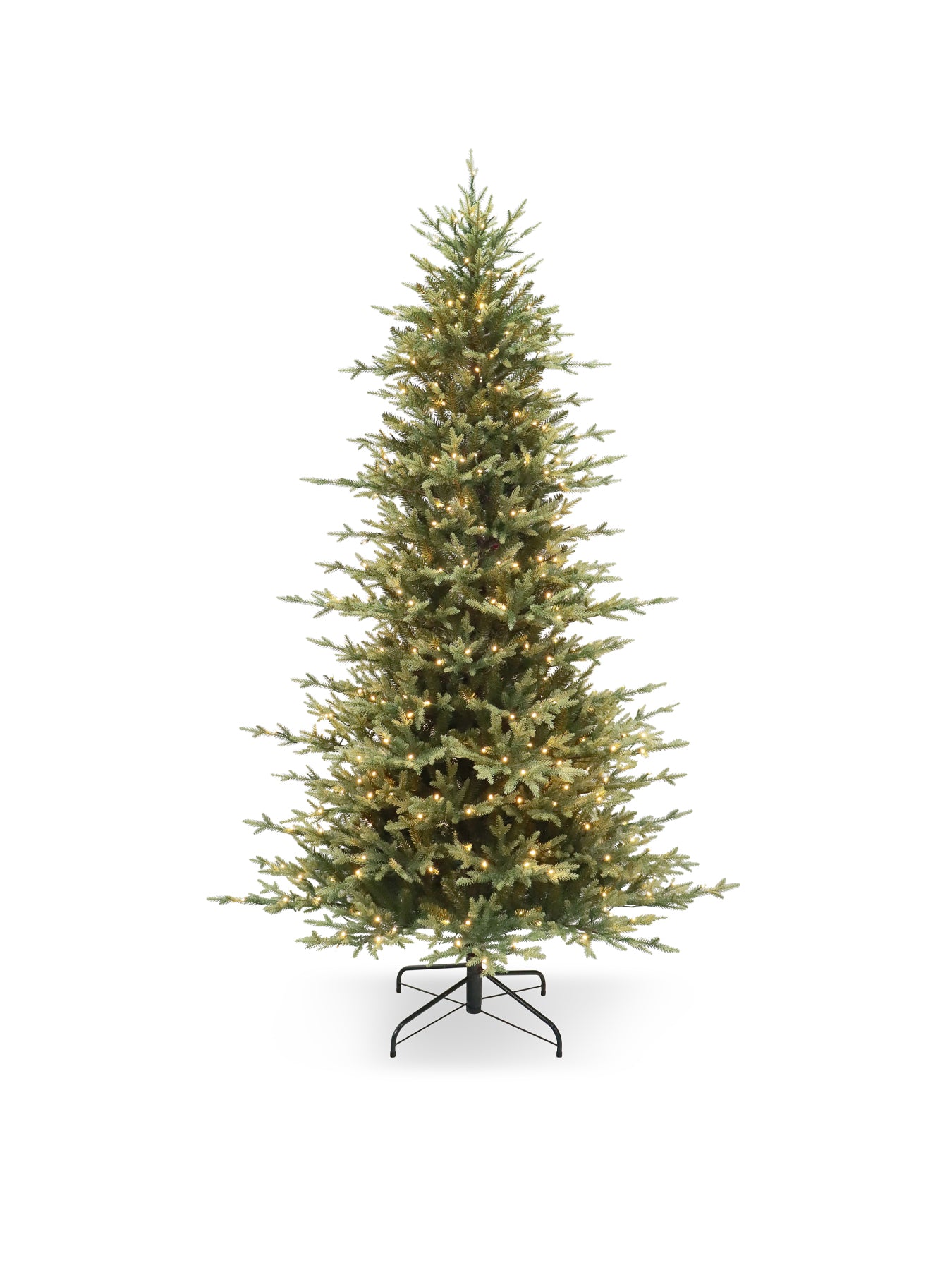 Puleo Kielder Pine Narrow Pre-Lit Christmas Tree
